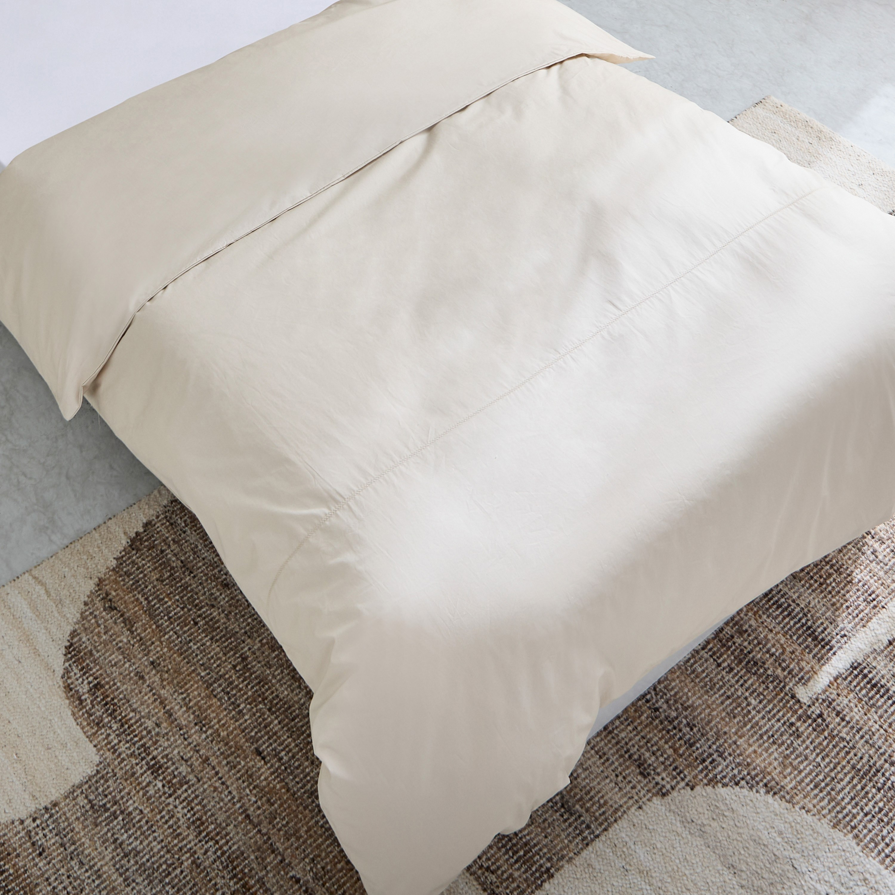 Purely-percale 2-Piece 300TC Percale Single Duvet Quilt Cover Set - 135x200 cm-hbxhomeware-hbxbedroom-image-5