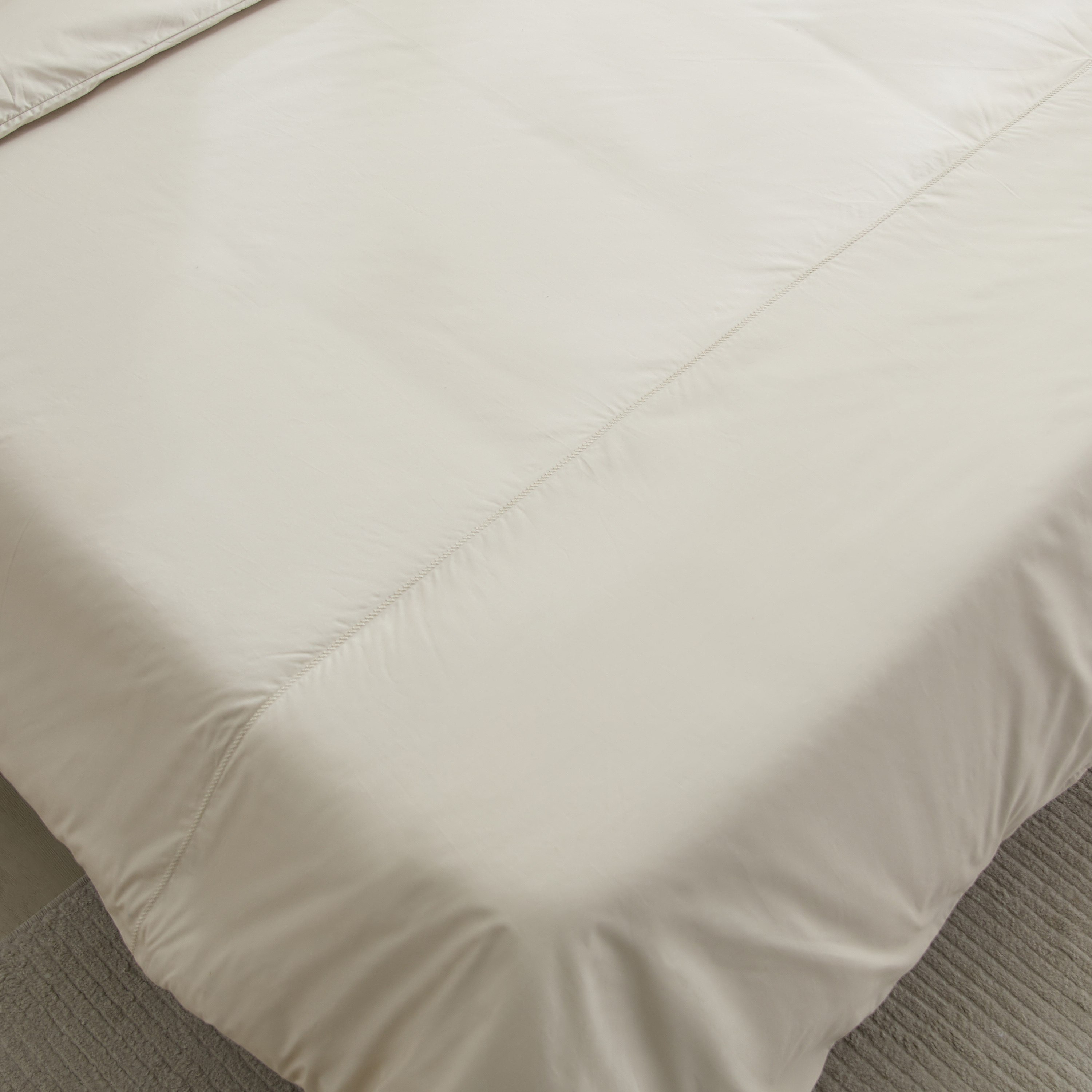 Purely-percale 3-Piece 300TC Percale Twin Duvet Quilt Cover Set - 150x220 cm-hbxhomeware-hbxbedroom-image-6