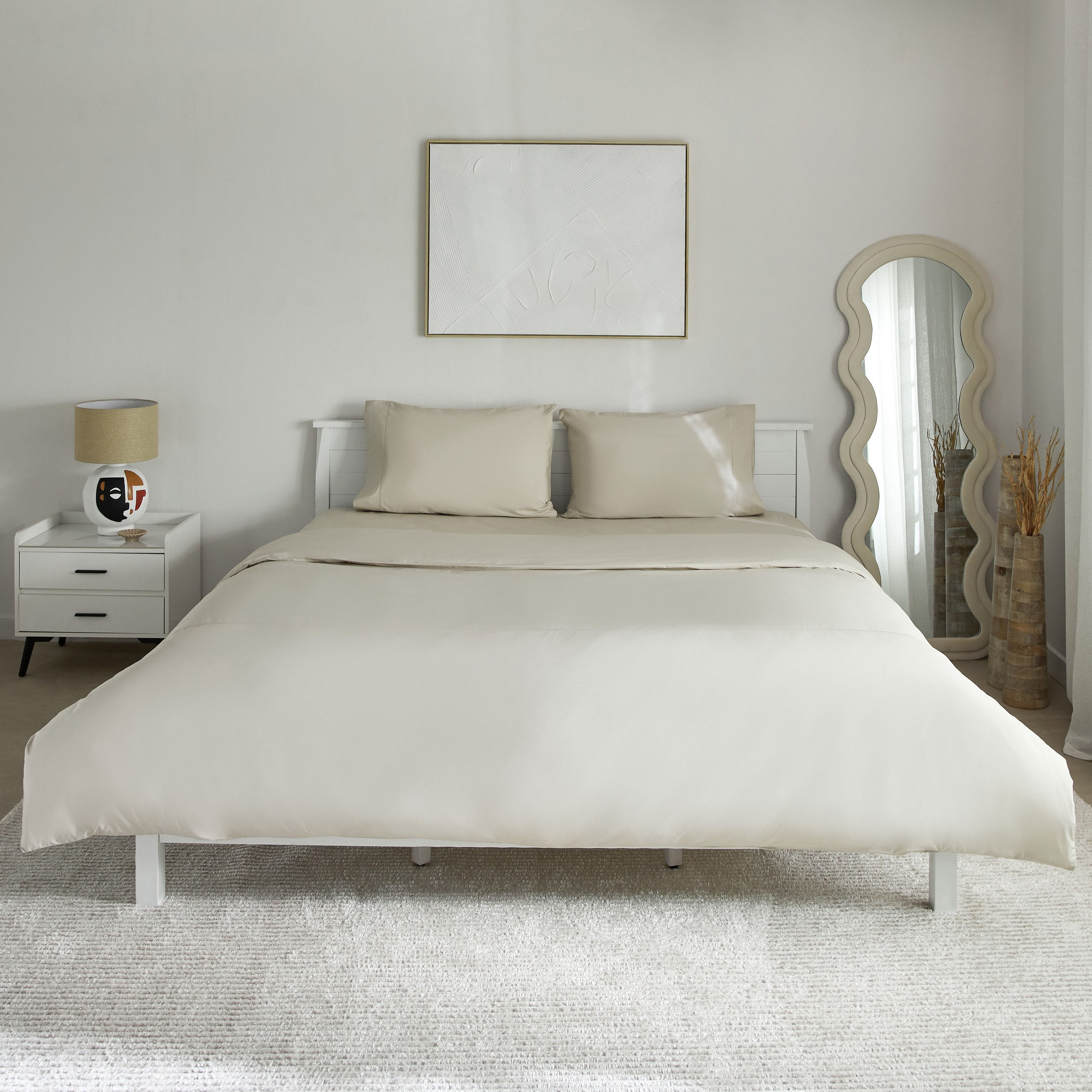 Purely Percale 300 Thread Count 3-Piece Super King Duvet Cover Set - 240x220 cm-hbxhomeware-hbxbedroom-image-3