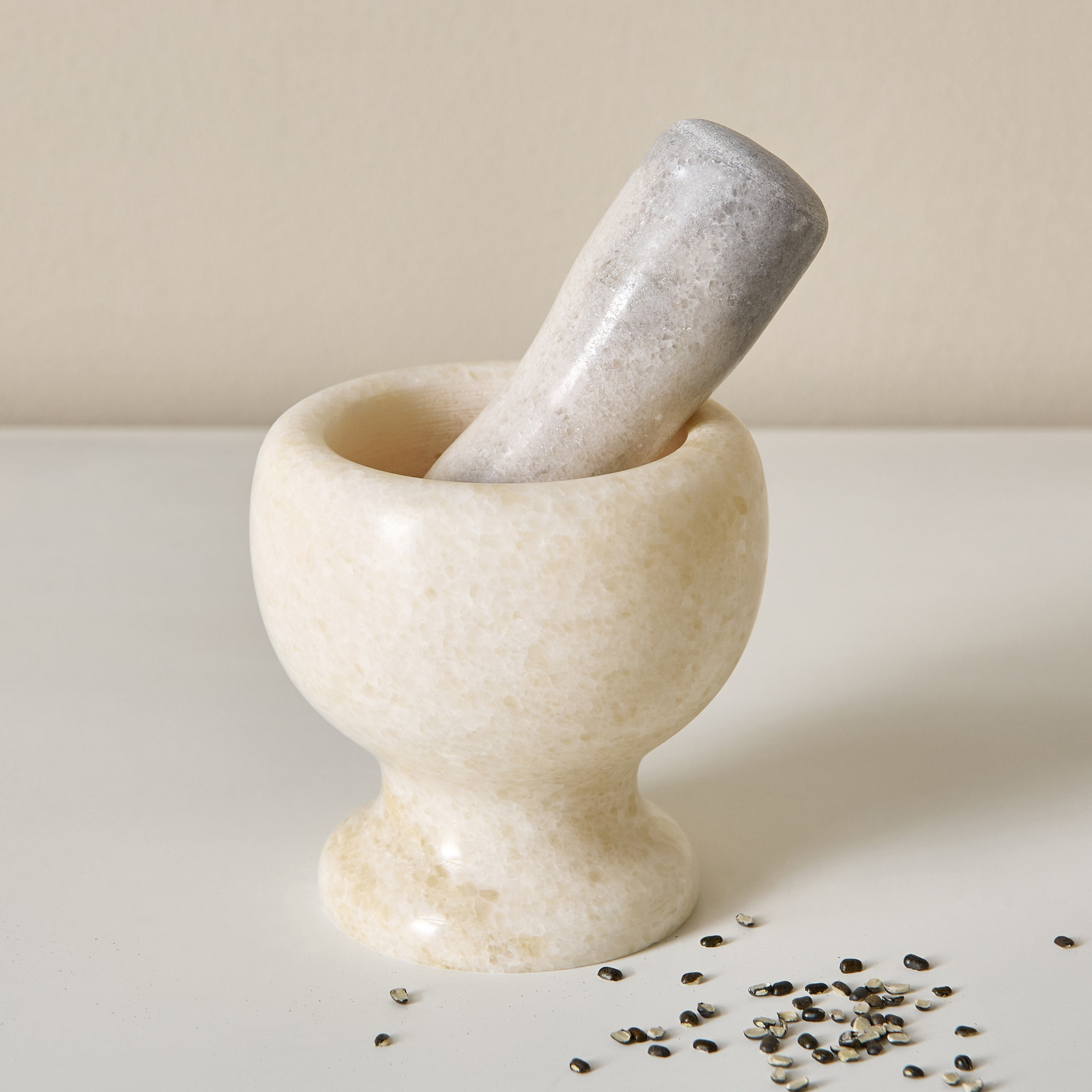 طقم هاون ومدقة رخام- 10 سم-hbxhomeware-hbxkitchen-image-1