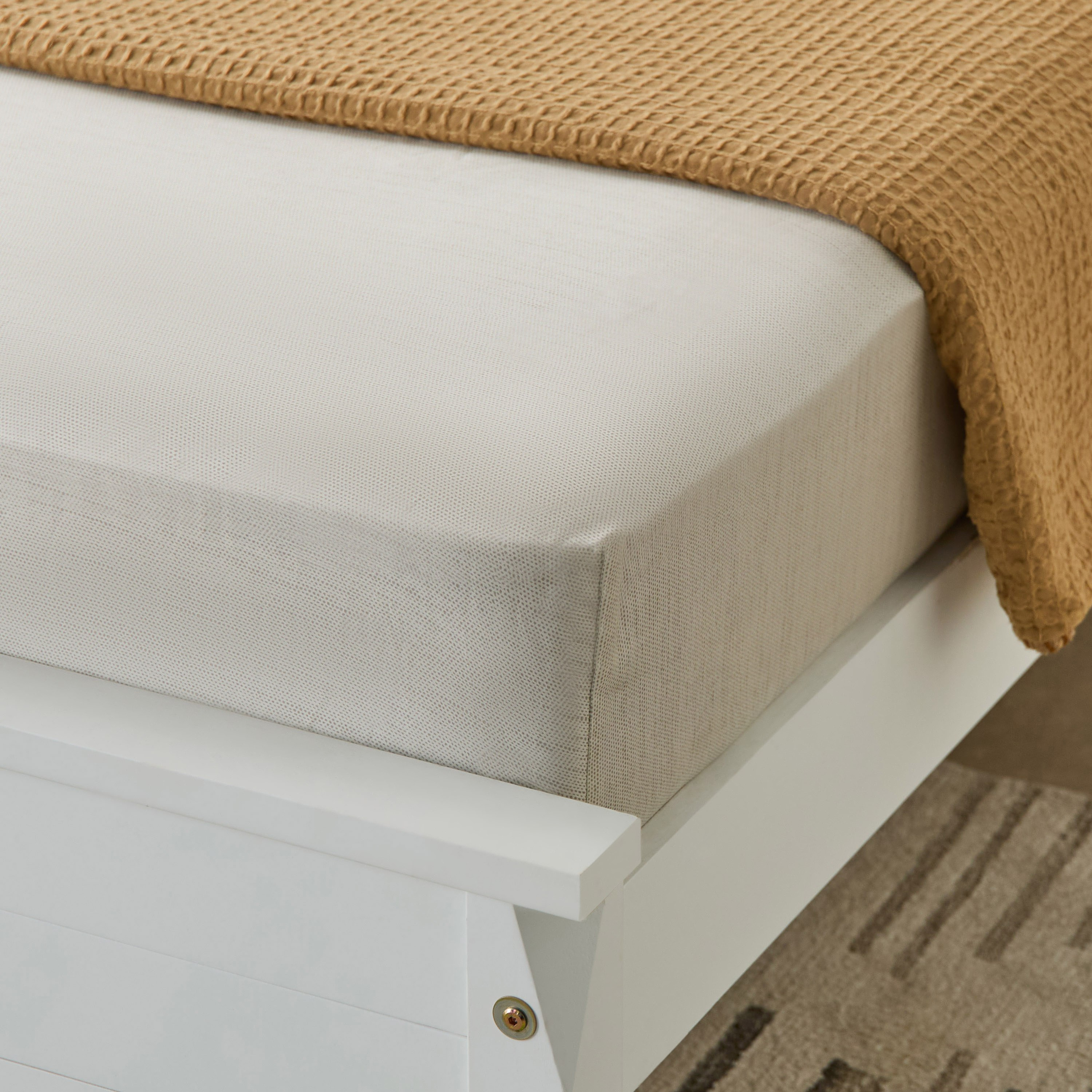 شرشف مطاطي سوبر كينج قطن بطبعات فيلث من هيوستن - 200x200+33 سم-hbxhomeware-hbxbedroom-image-1
