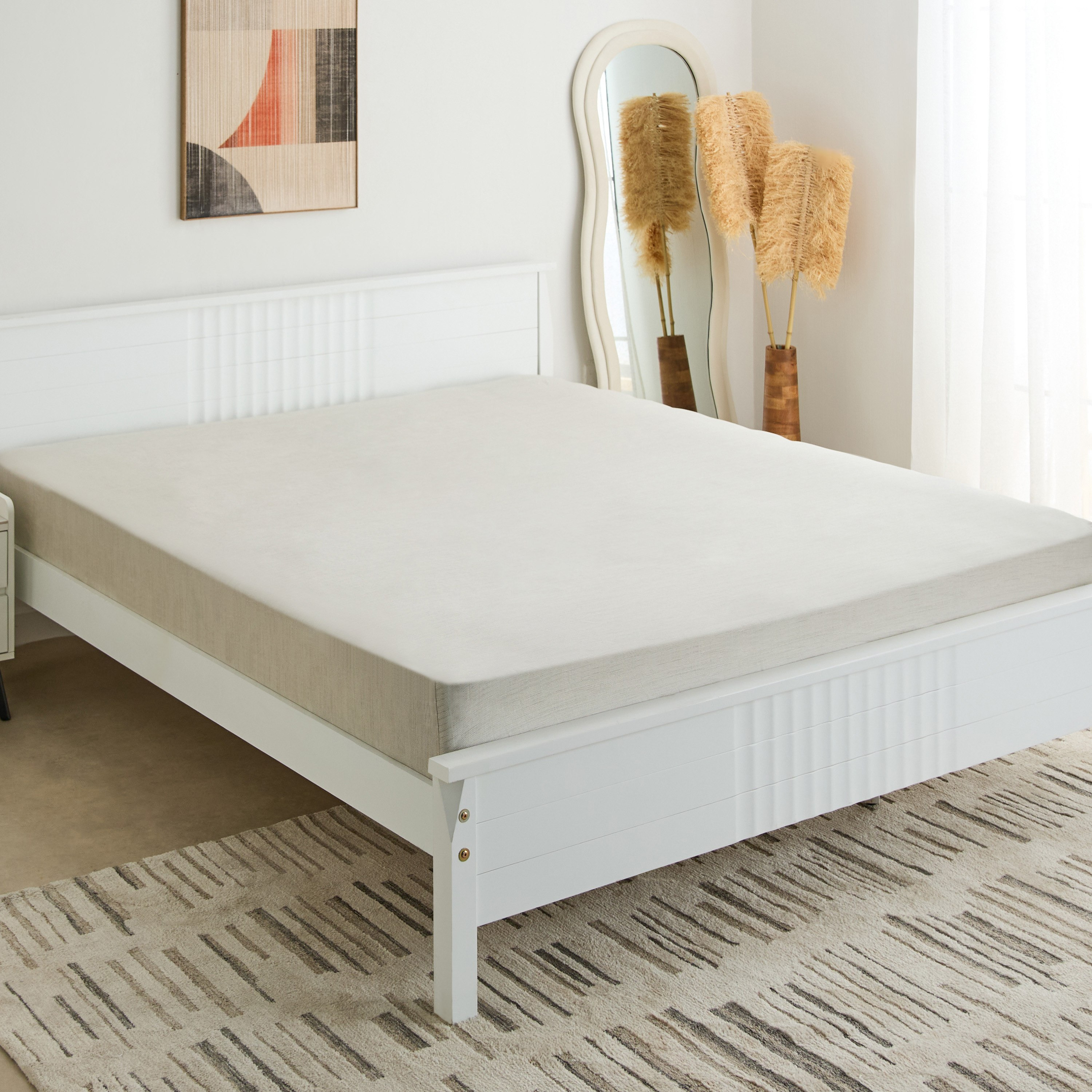 شرشف مطاطي سوبر كينج قطن بطبعات فيلث من هيوستن - 200x200+33 سم-hbxhomeware-hbxbedroom-image-2
