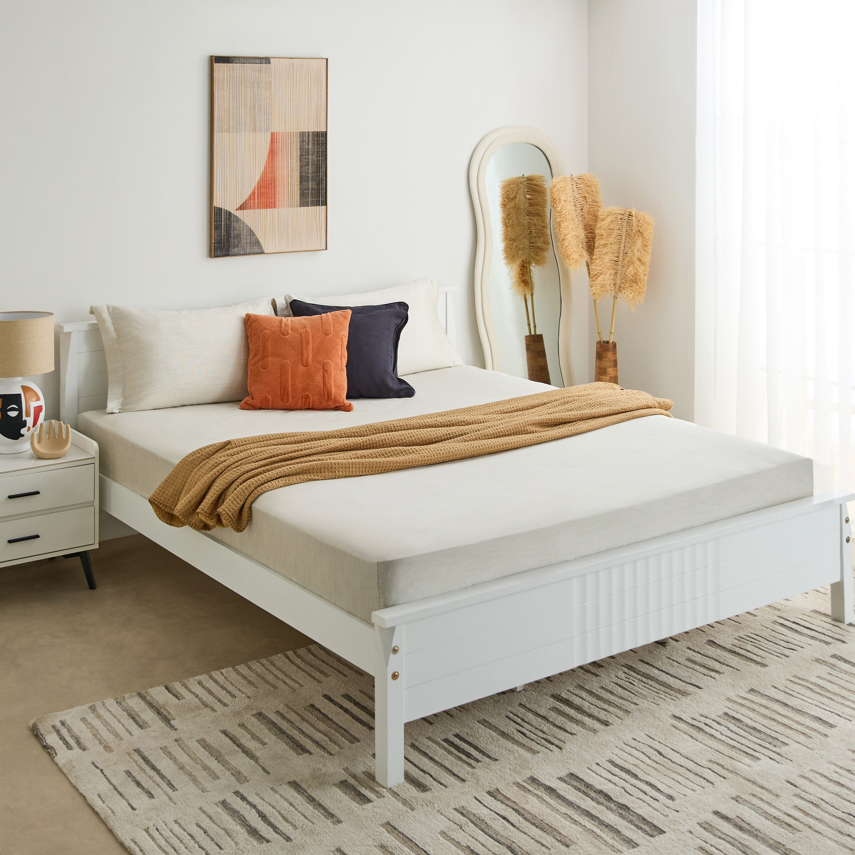 شرشف مطاطي سوبر كينج قطن بطبعات فيلث من هيوستن - 200x200+33 سم-hbxhomeware-hbxbedroom-image-8