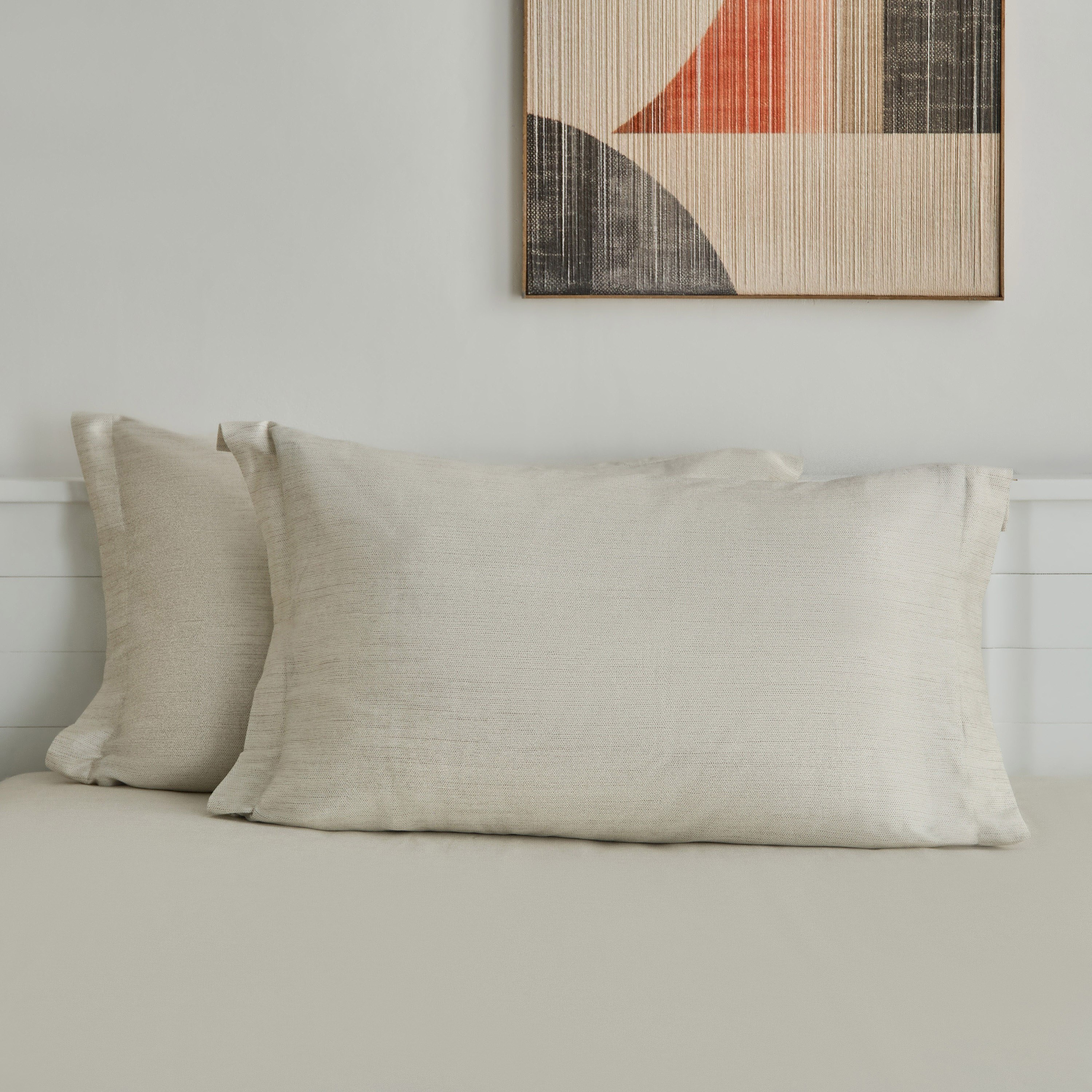 طقم أغطية وسائد قطنية قطعتين بطبعات فيلث من هيوستن - 50x75+5 سم-hbxhomeware-hbxbedroom-image-2
