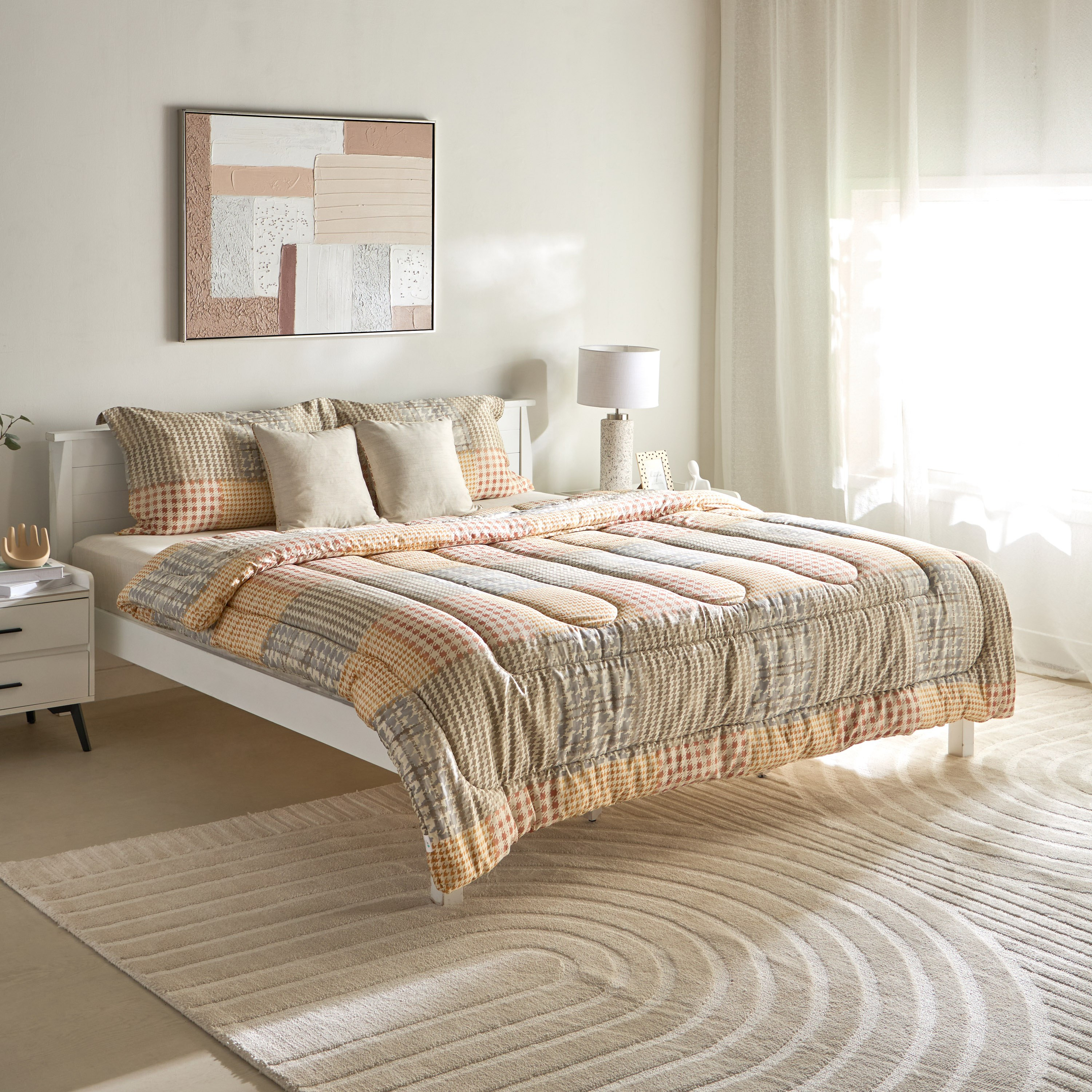طقم لحاف كينج قطن بطبعات 5 قطع فيلث من هيوستن - 220x240 سم-hbxhomeware-hbxbedroom-image-2