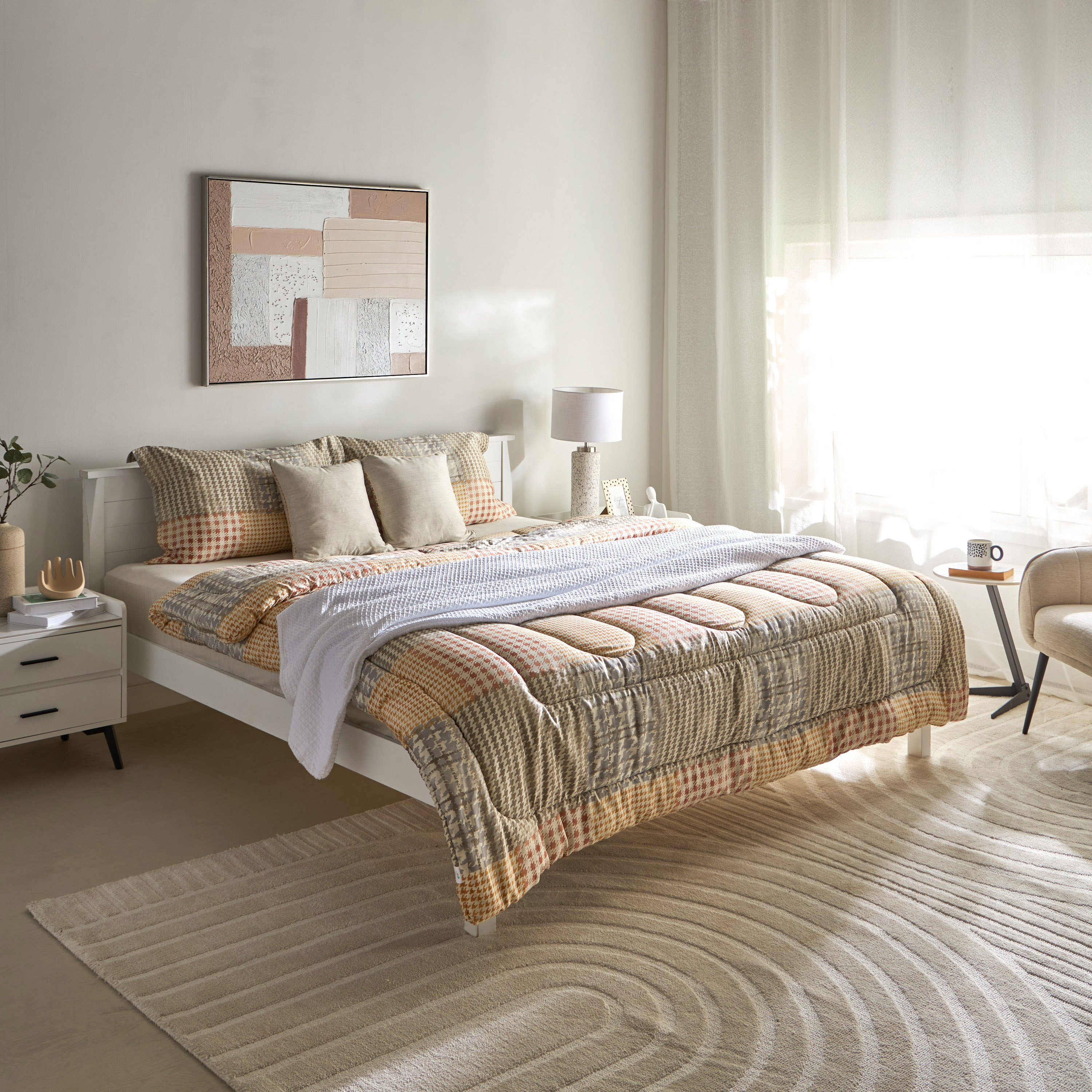 طقم لحاف كينج قطن بطبعات 5 قطع فيلث من هيوستن - 220x240 سم-hbxhomeware-hbxbedroom-image-8