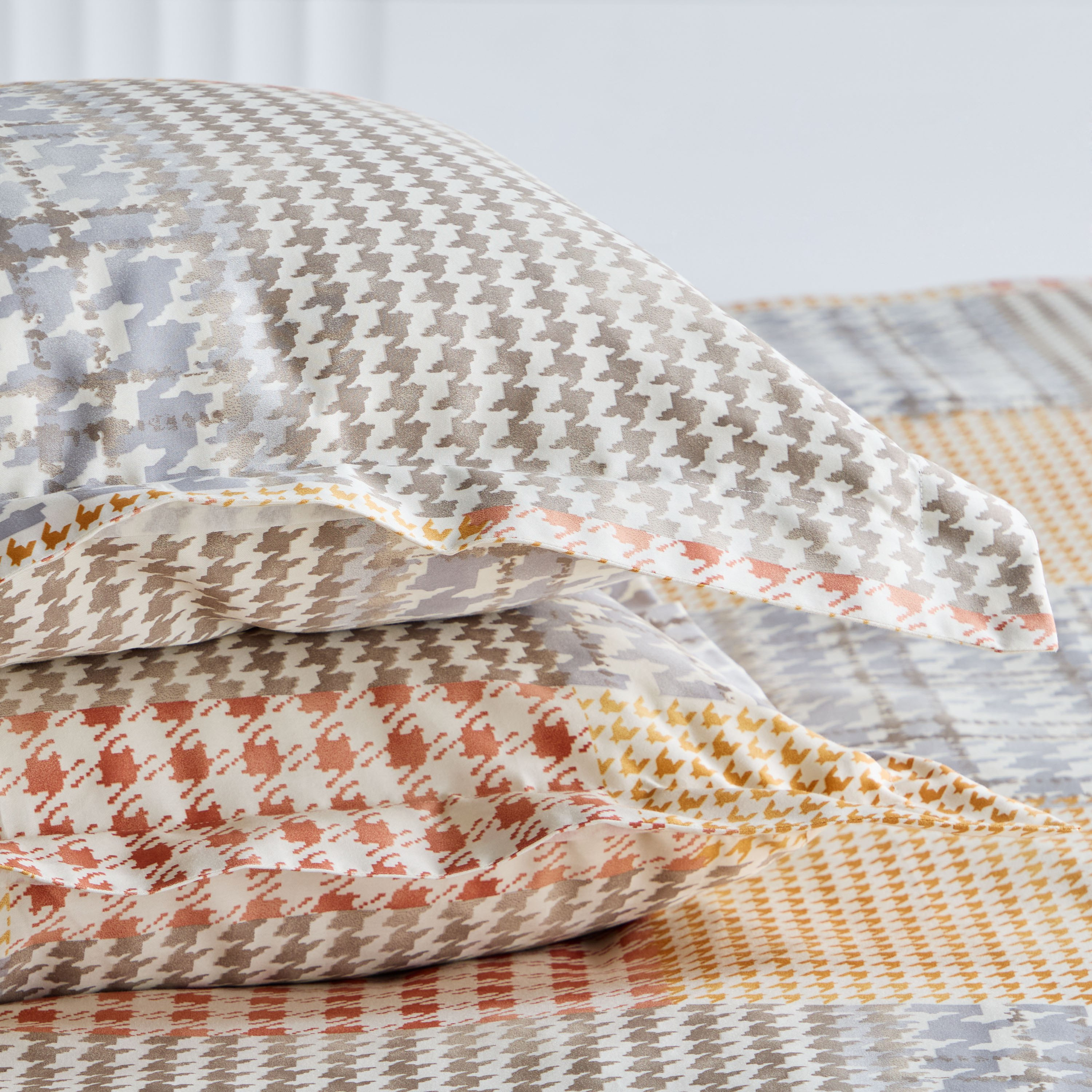 طقم غطاء لحاف مبطّن كينج قطن بطبعات 3 قطع فيلث من هيوستن- 220x220 سم-hbxhomeware-hbxbedroom-image-7