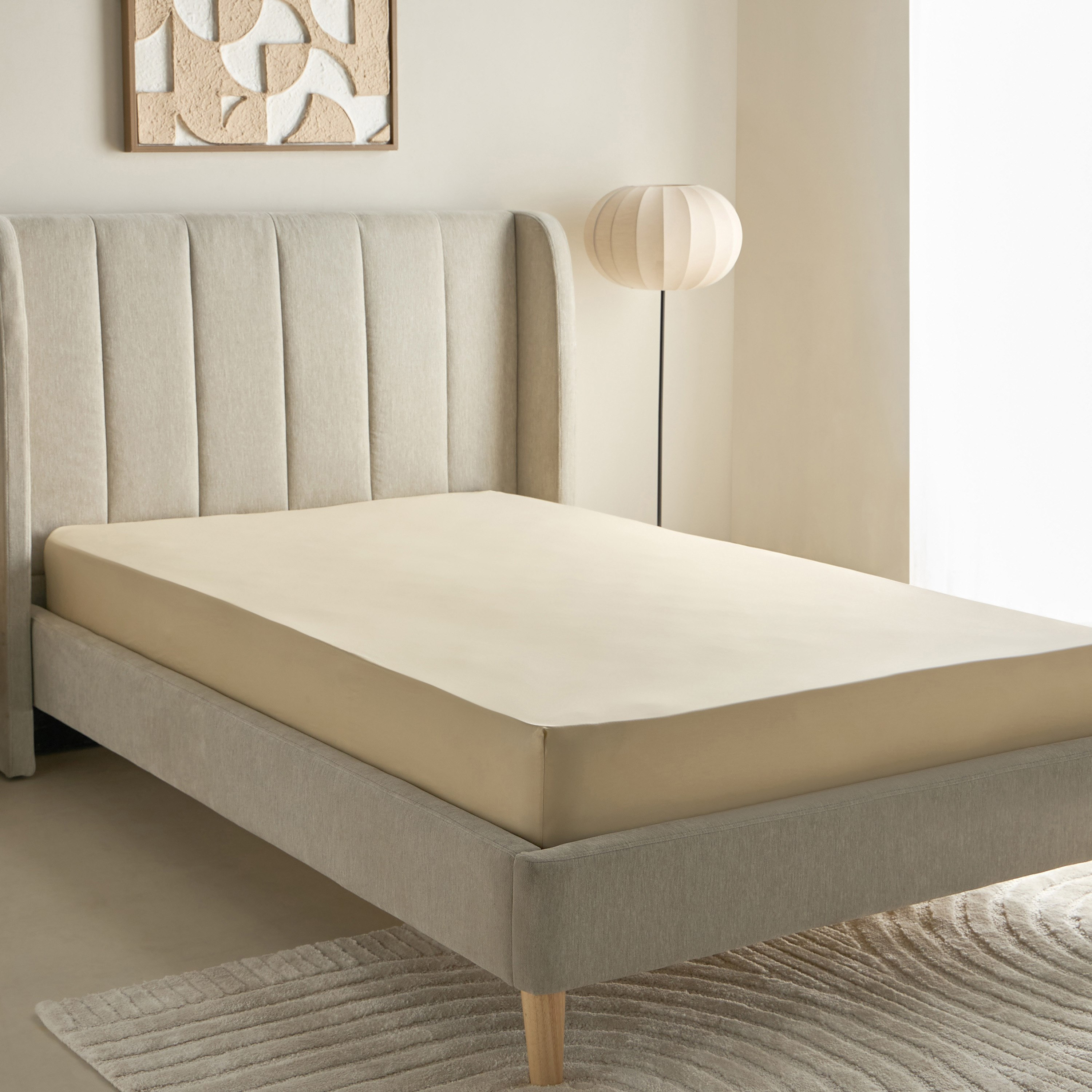 Houston Daisley Cotton Twin Fitted Sheet - 120x200+33 cm-hbxhomeware-hbxbedroom-image-2