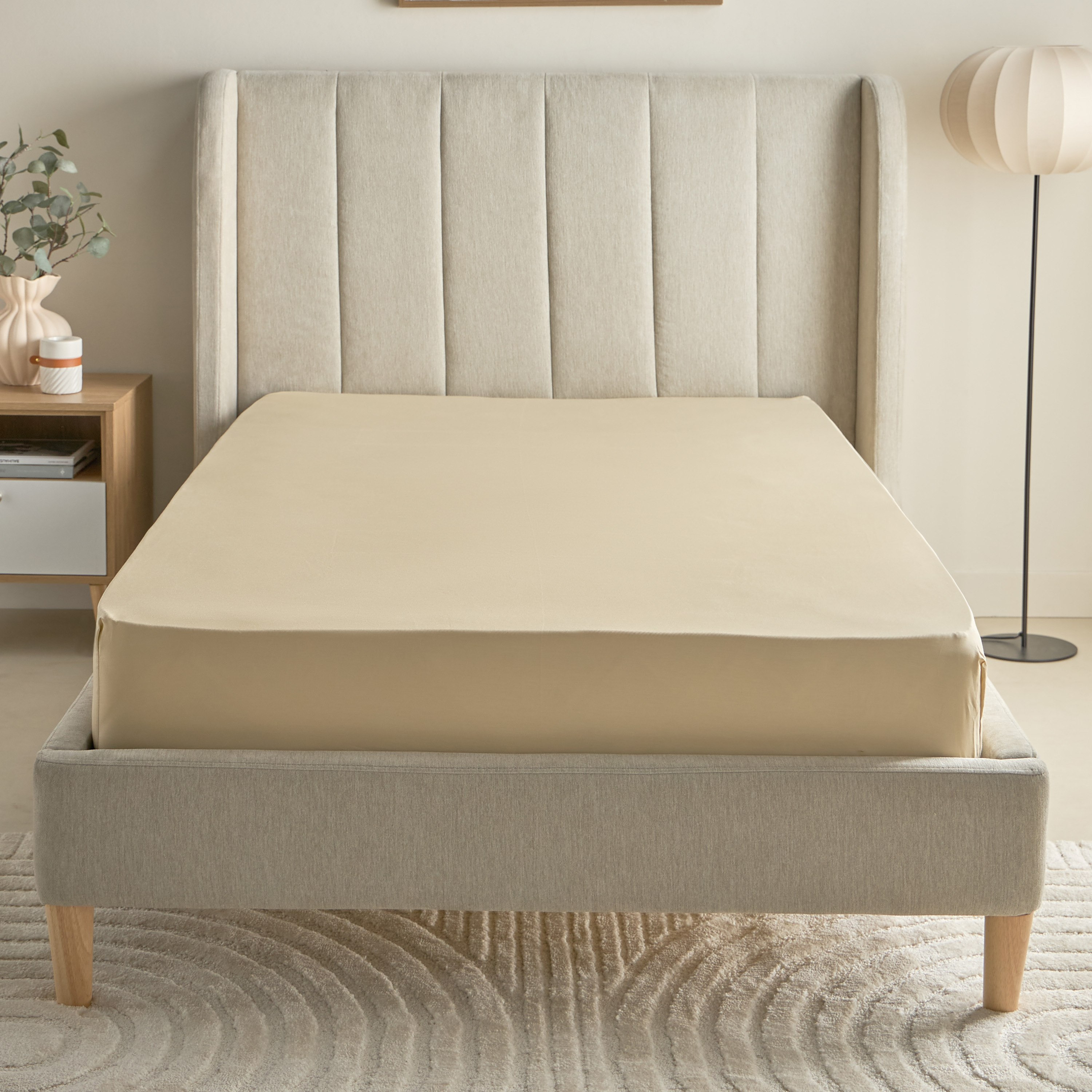 Houston Daisley Cotton Twin Fitted Sheet - 120x200+33 cm-hbxhomeware-hbxbedroom-image-3