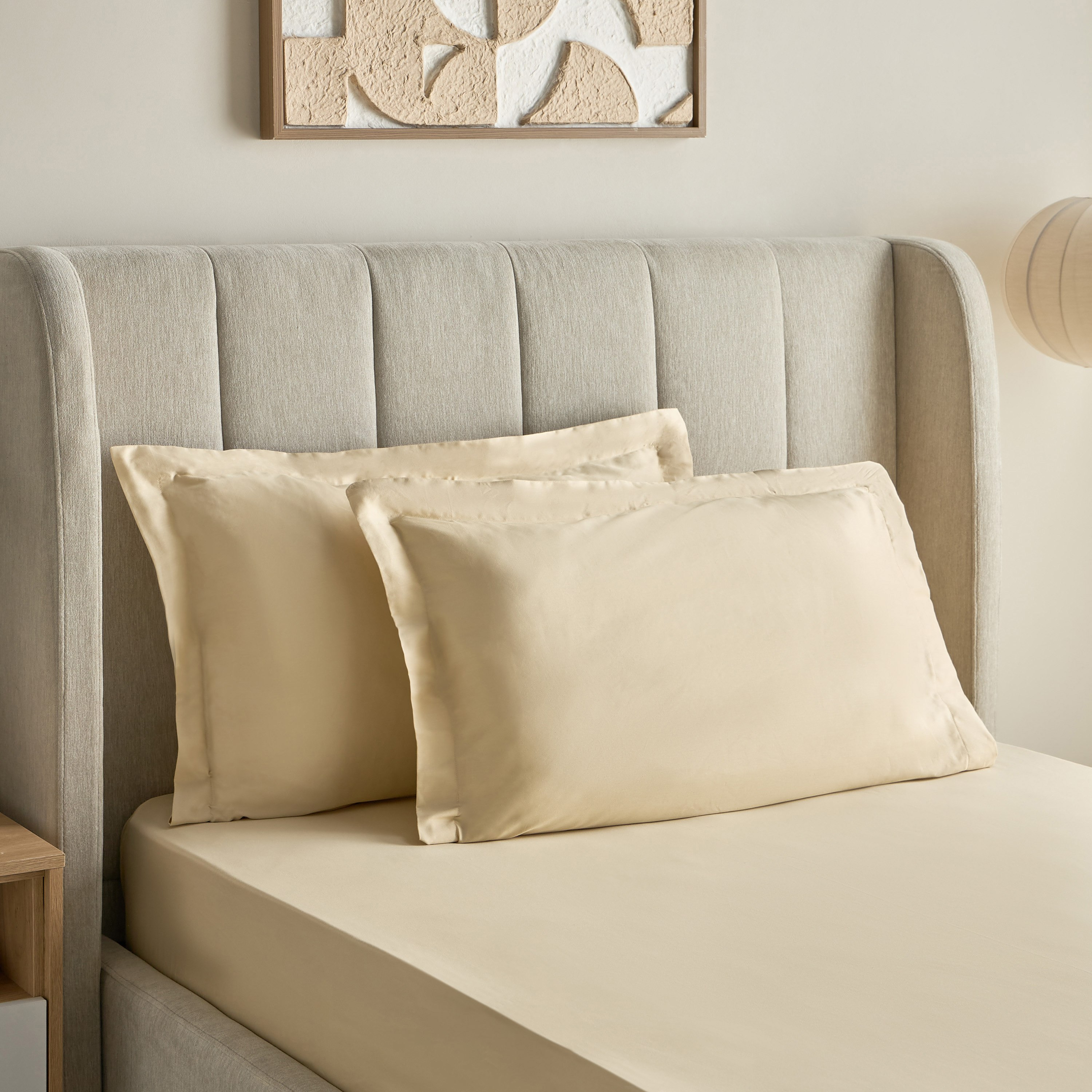 طقم غطاء وسادة قطن قطعتين من هيوستن ديزلي - 50x75+5 سم-hbxhomeware-hbxbedroom-image-1