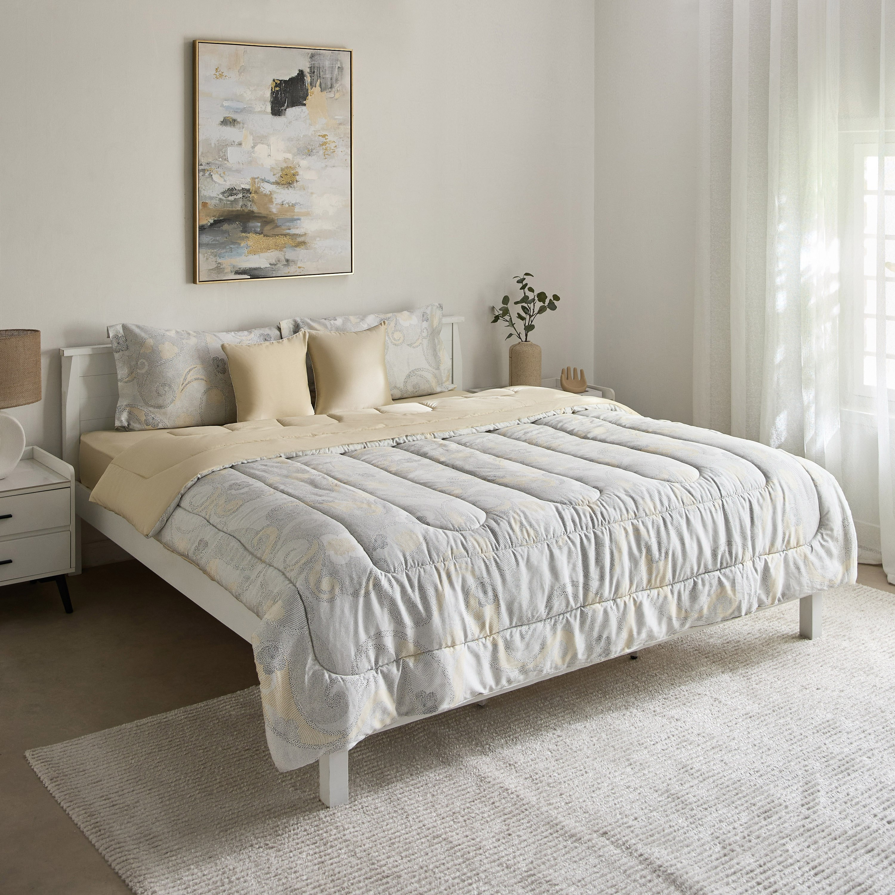 طقم لحاف كينج قطن بطبعات 5 قطع ديزلي من هيوستن - 220x240 سم-hbxhomeware-hbxbedroom-image-2