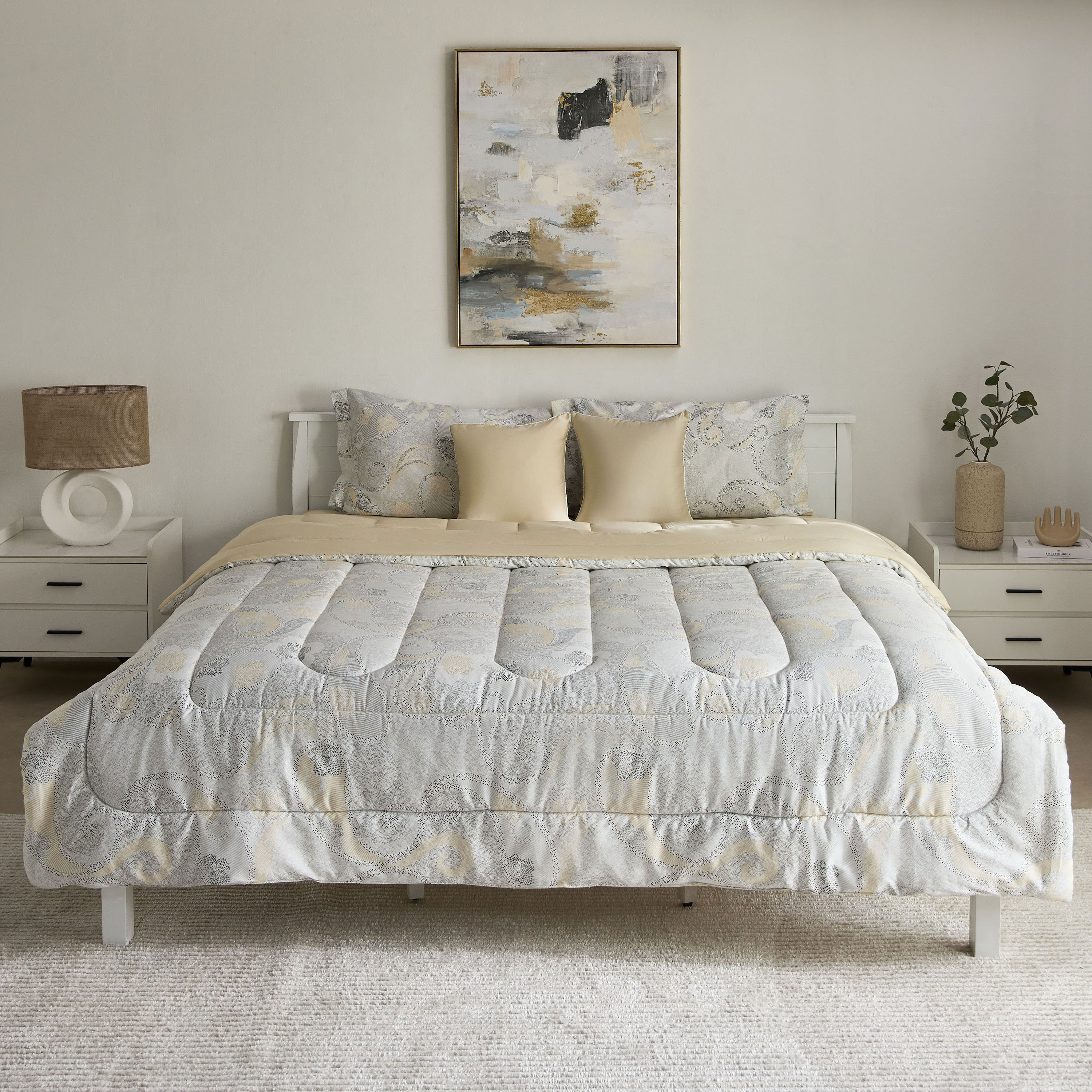 طقم لحاف كينج قطن بطبعات 5 قطع ديزلي من هيوستن - 220x240 سم-hbxhomeware-hbxbedroom-image-3