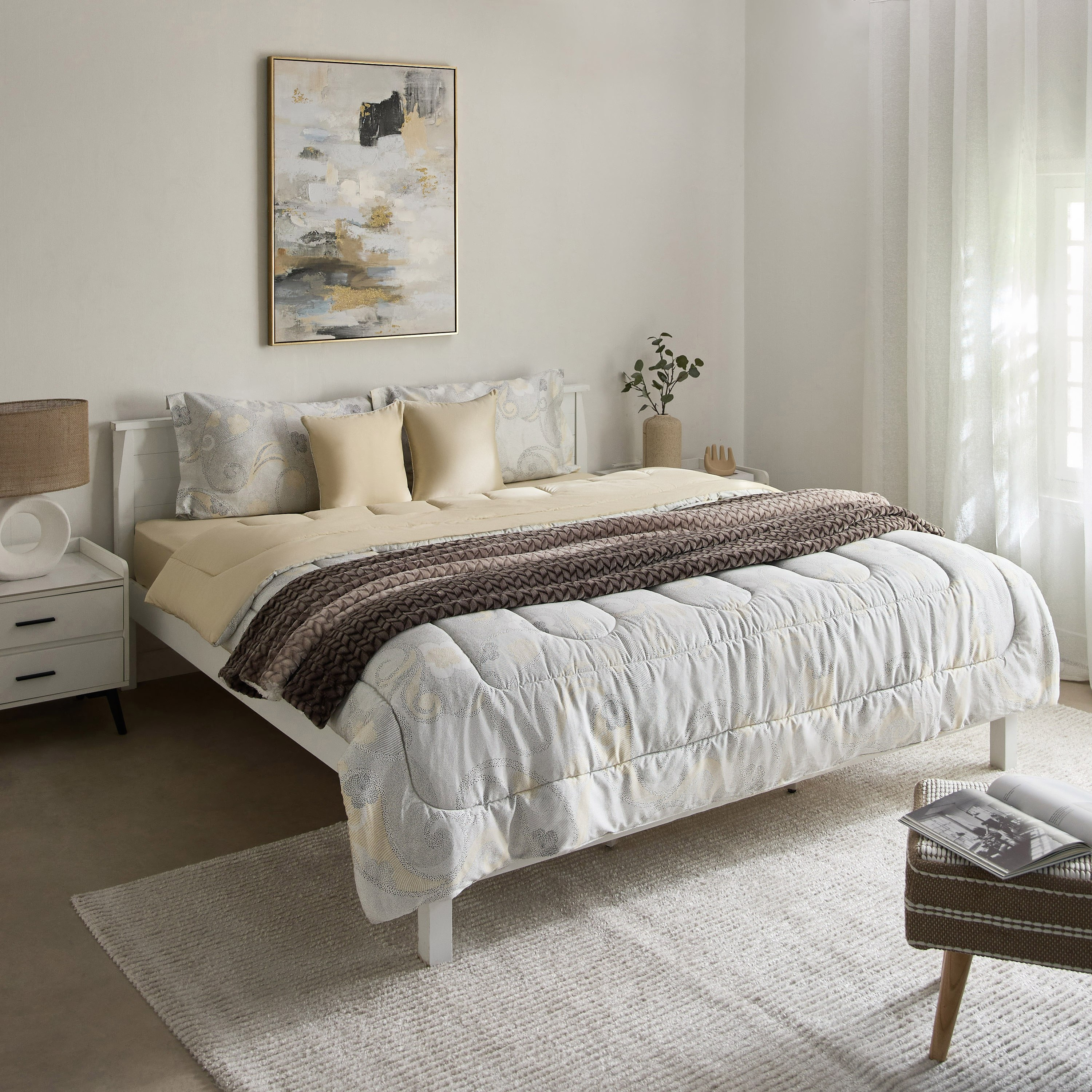 طقم لحاف كينج قطن بطبعات 5 قطع ديزلي من هيوستن - 220x240 سم-hbxhomeware-hbxbedroom-image-9