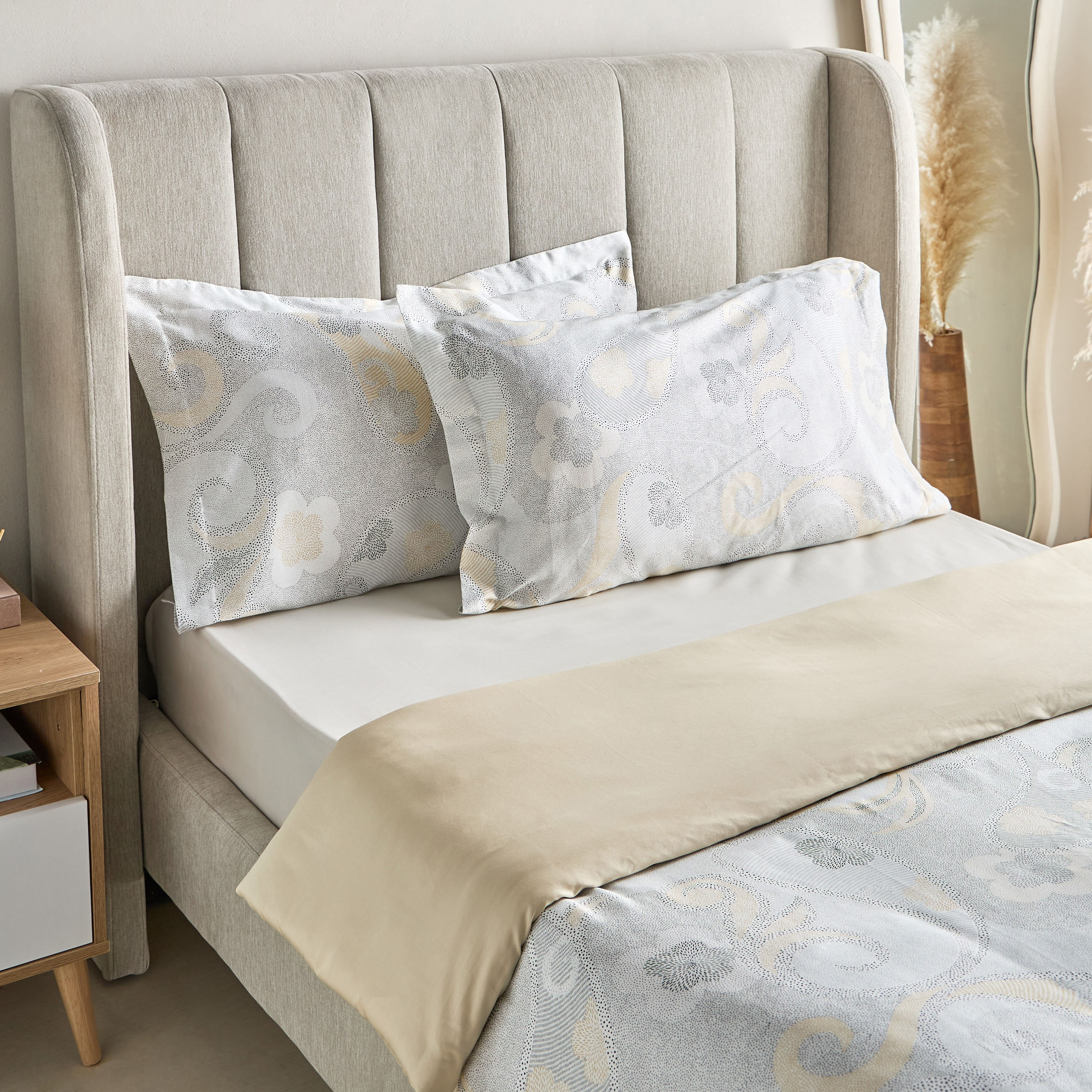طقم غطاء لحاف مبطّن توين قطن بطبعات 3 قطع ديزلي من هيُوستن - 150x220 سم-hbxhomeware-hbxbedroom-image-1