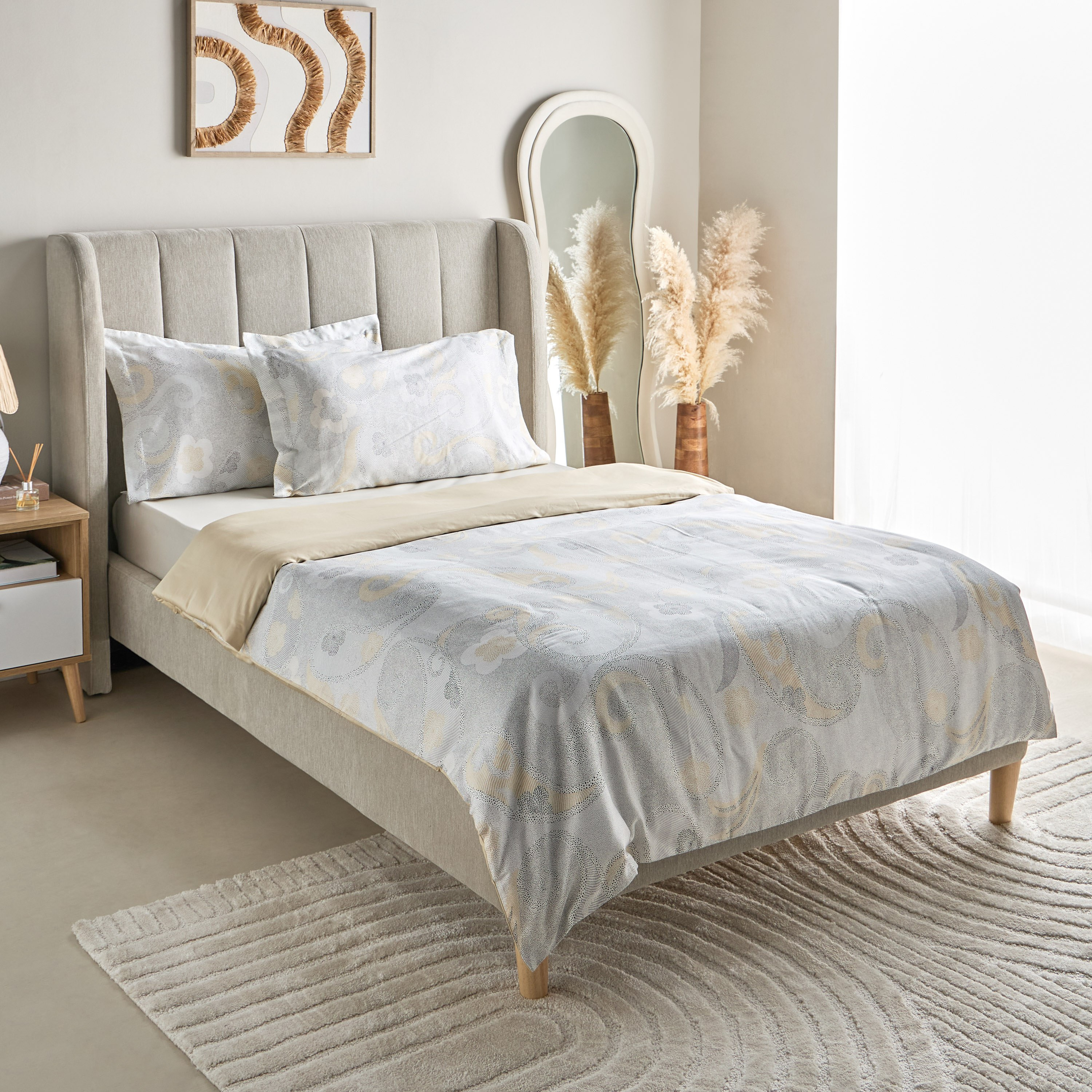 طقم غطاء لحاف مبطّن توين قطن بطبعات 3 قطع ديزلي من هيُوستن - 150x220 سم-hbxhomeware-hbxbedroom-image-2