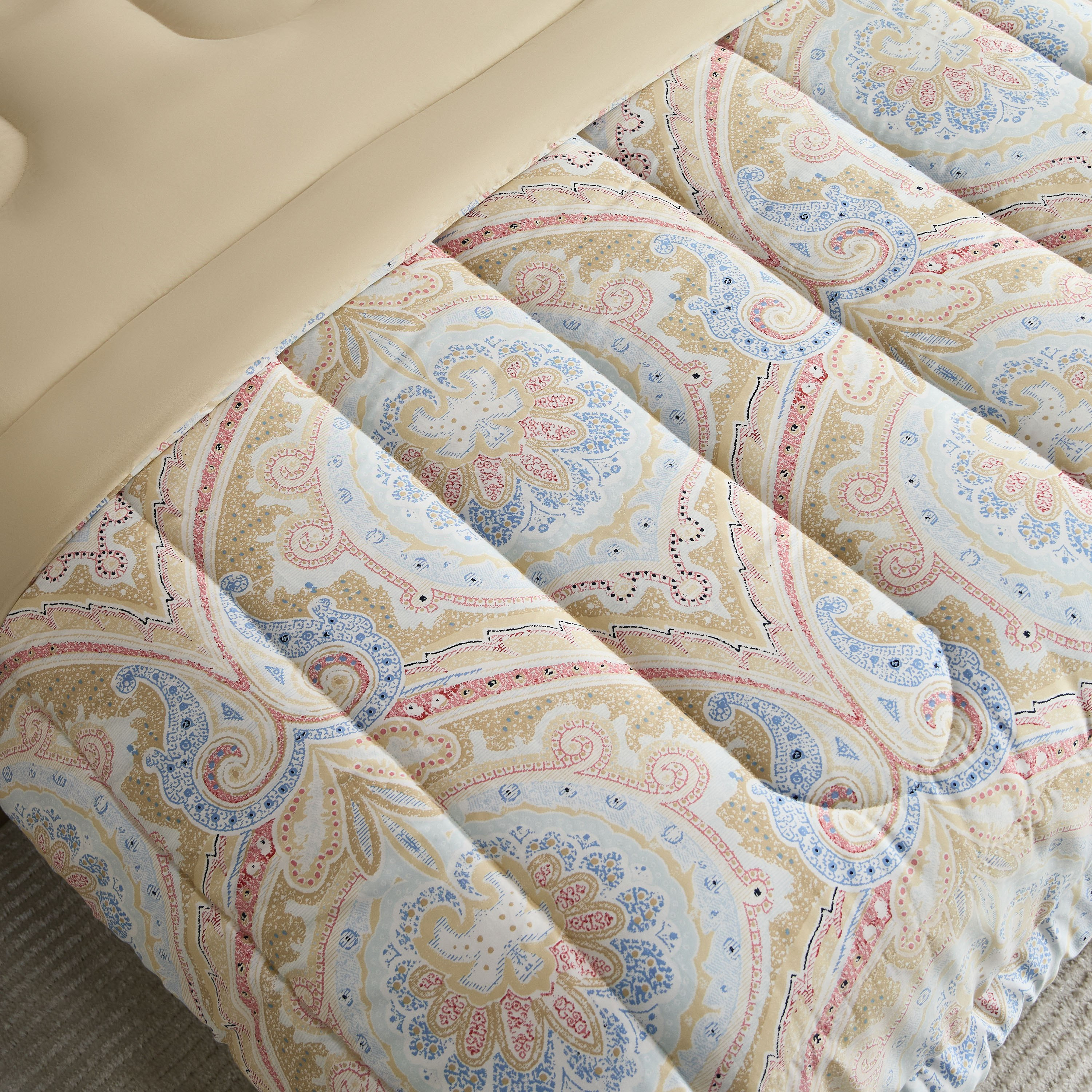 طقم لحاف توين قطن بطبعات 3 قطع إثنو من هيوستن - 160x220 سم-hbxhomeware-hbxbedroom-image-4