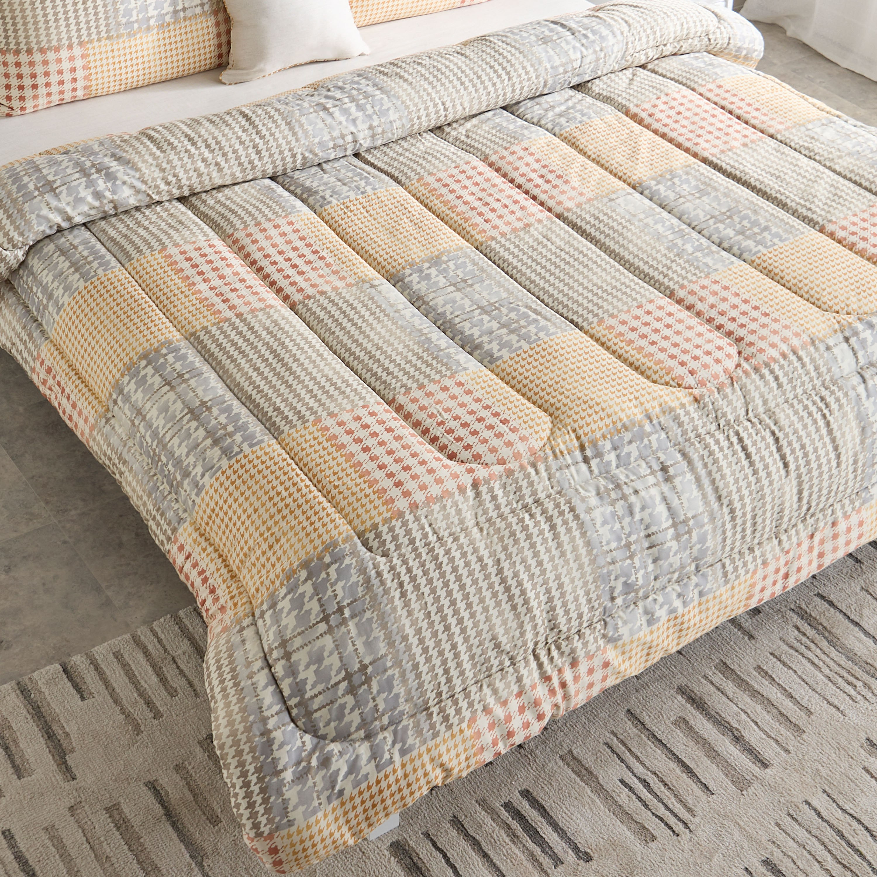طقم لحاف توين قطن بطبعات 5 قطع فيلث من هيوستن - 160x220 سم-hbxhomeware-hbxbedroom-image-4