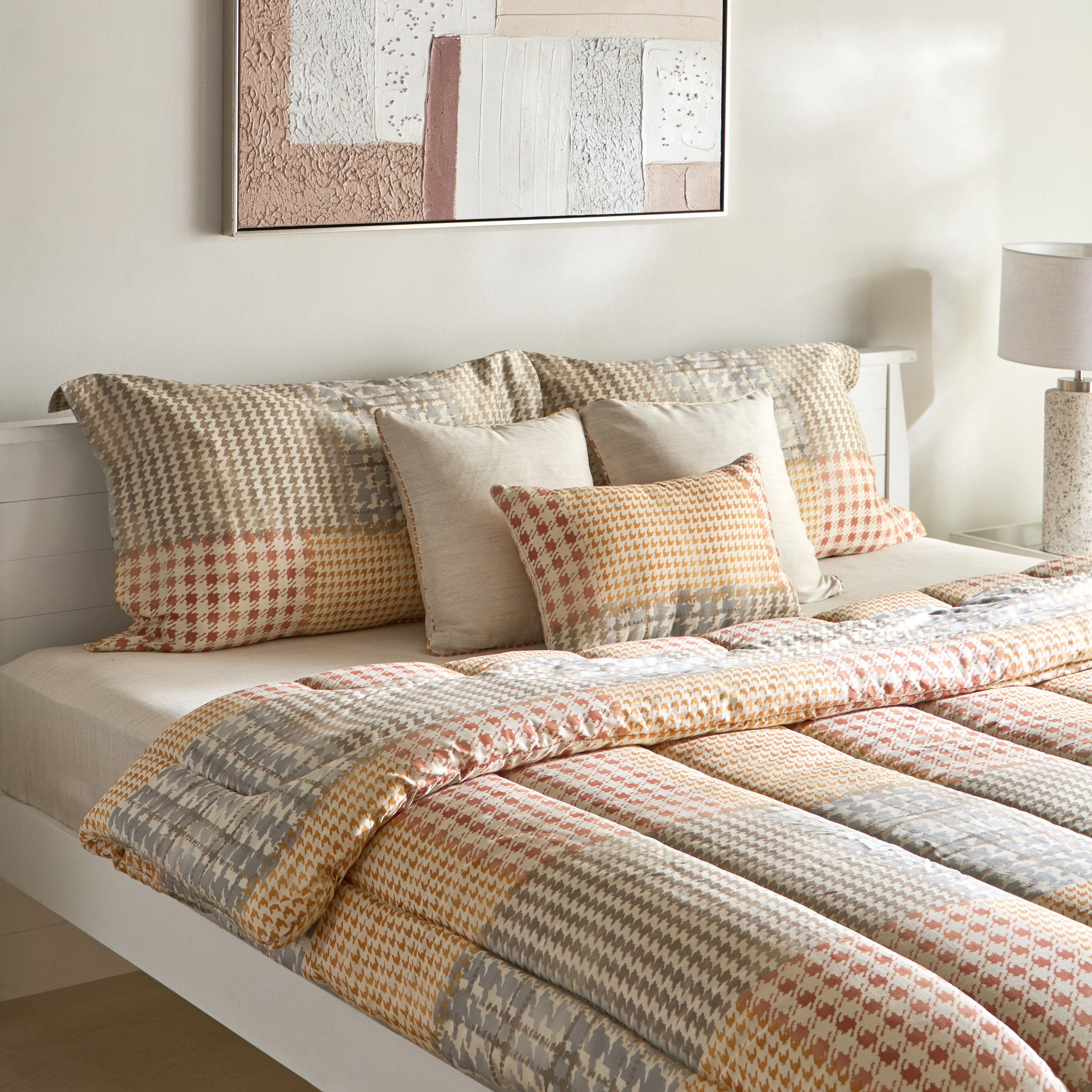 طقم لحاف قطن كينج قطن 7 قطع فيلث من هيوستن - 220x240 سم-hbxhomeware-hbxbedroom-image-1
