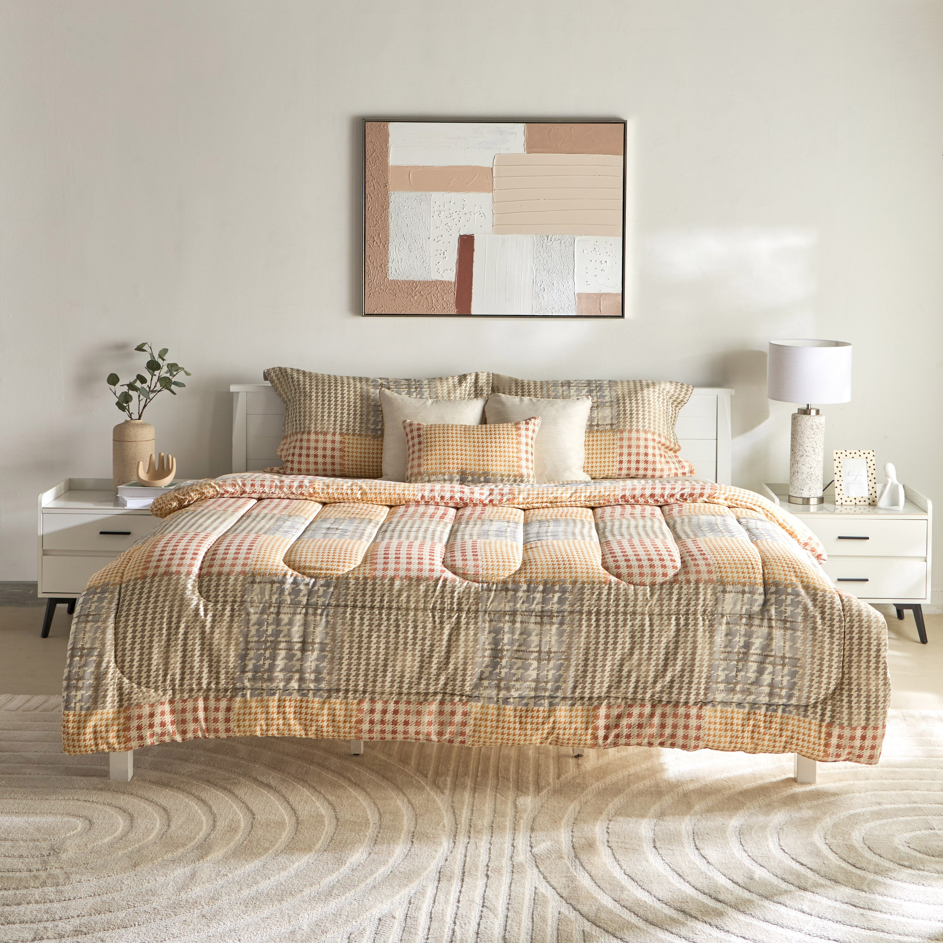 طقم لحاف قطن كينج قطن 7 قطع فيلث من هيوستن - 220x240 سم-hbxhomeware-hbxbedroom-image-3