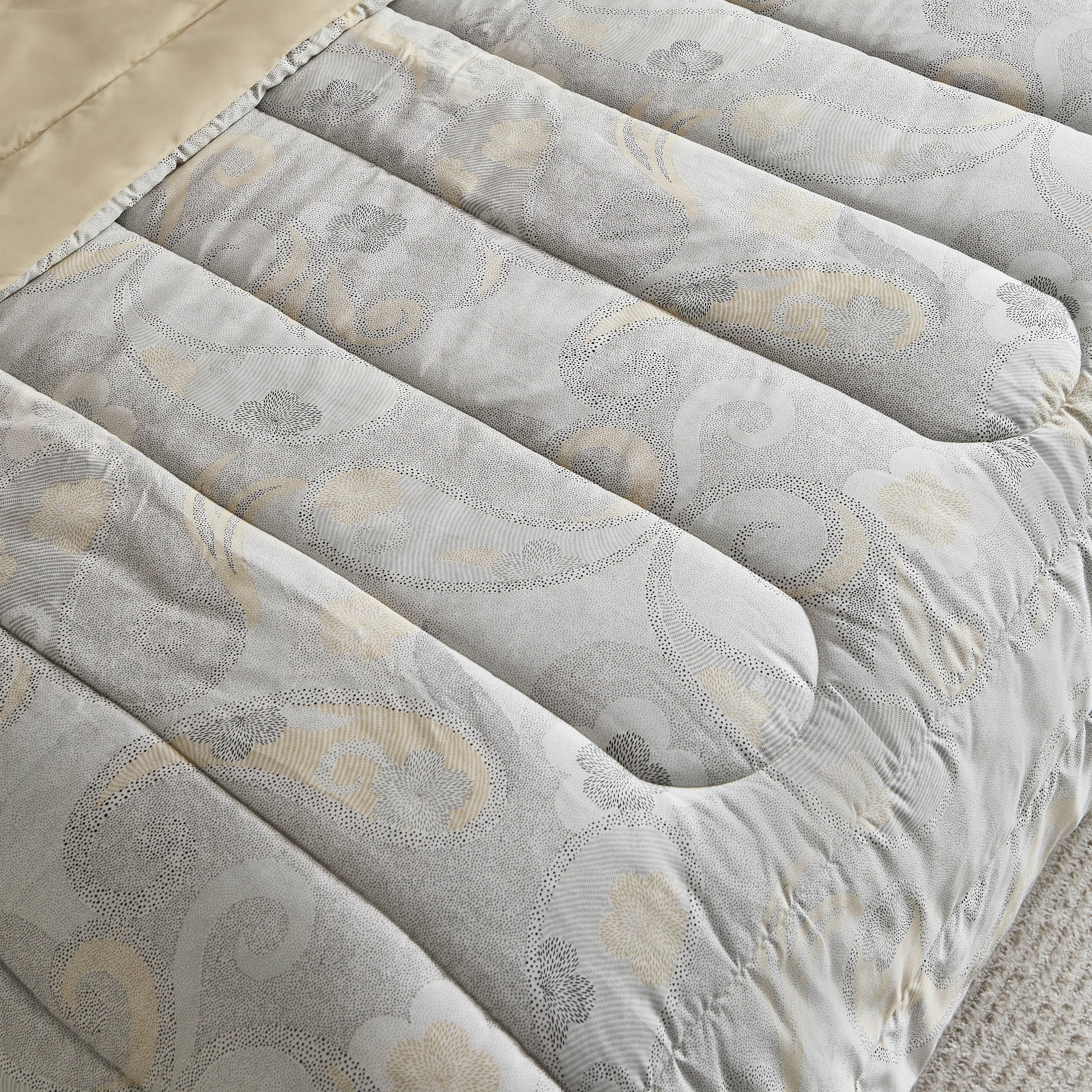 طقم لحاف قطن كينج بعدد 210 خيط 7 قطع ديسلي من هيوستن - 220x240 سم-hbxhomeware-hbxbedroom-image-4