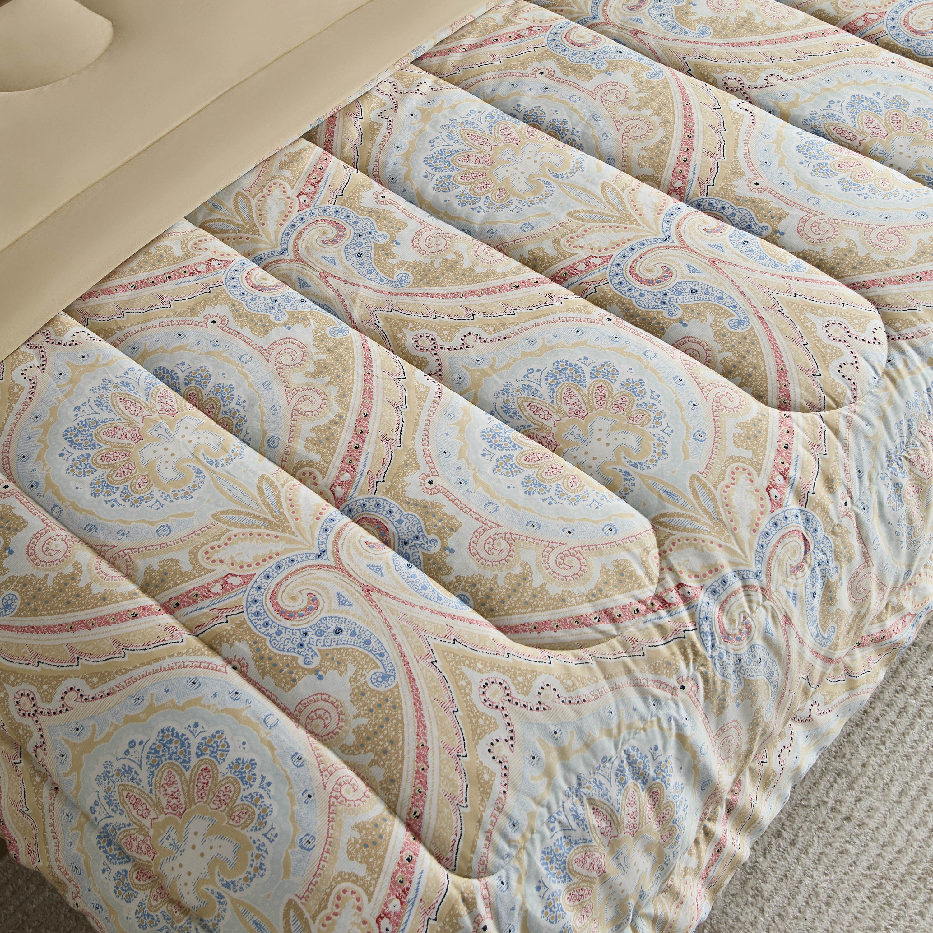 Houston Ethno 7-Piece BIAB Cotton King Comforter Set - 220x240 cm-hbxhomeware-hbxbedroom-image-4