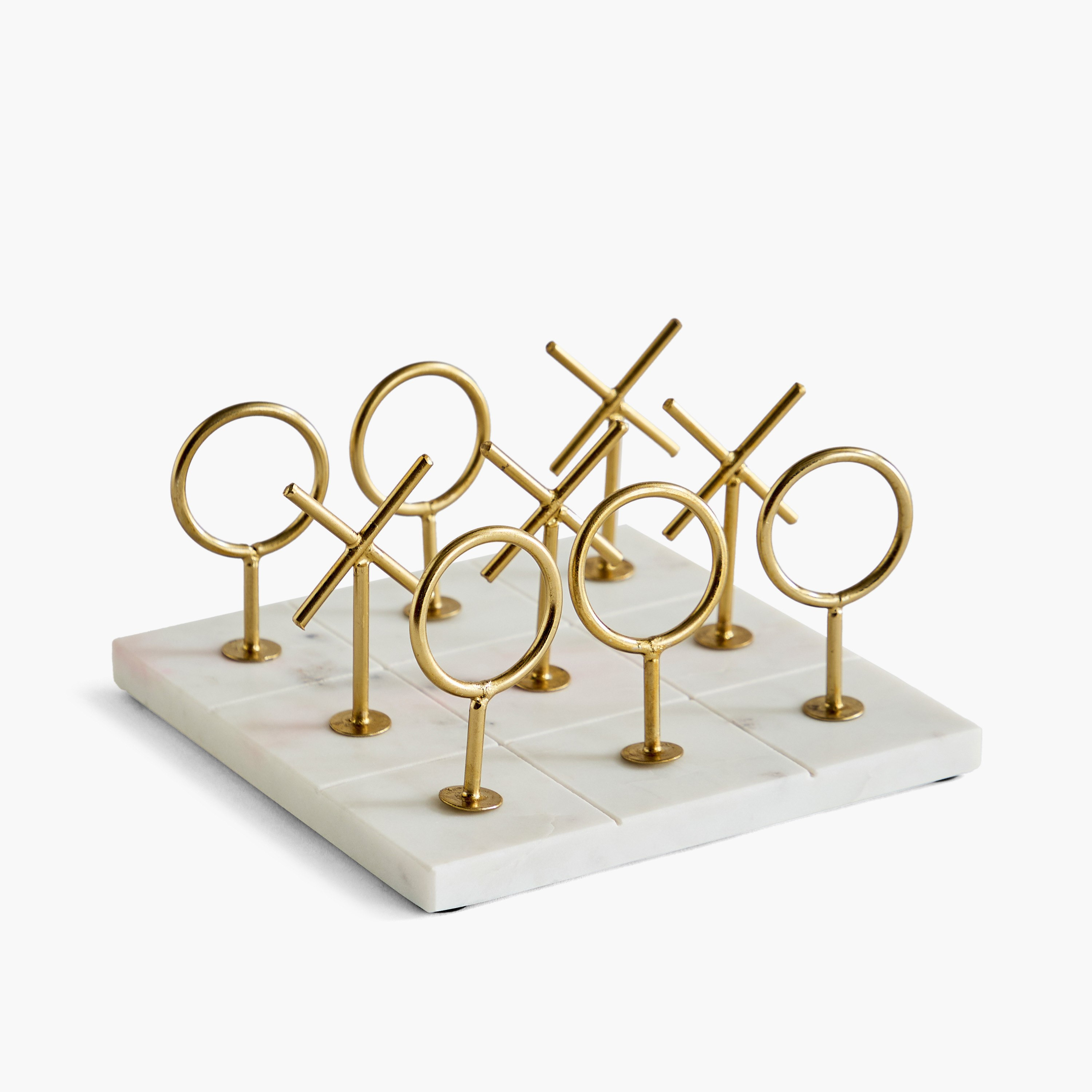 Odin Metal Cross and Knot Game Accent with Marble Base - 19x7.5x5 cm-hbxhomeware-homedecor-figurinesandornaments-image-5