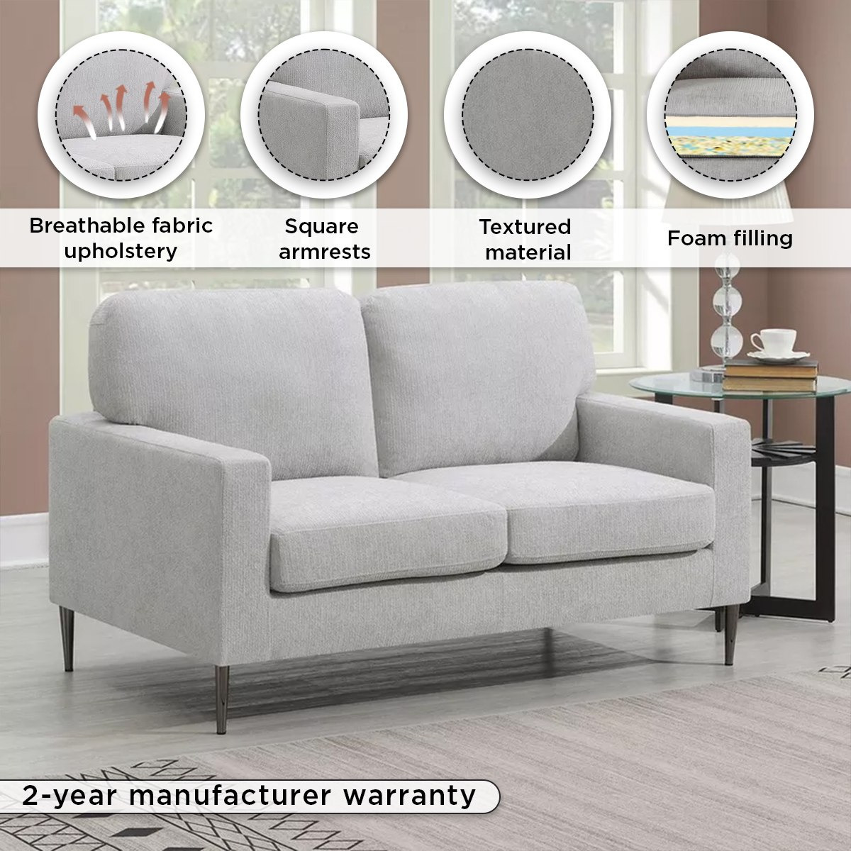 كنبة قماش بمقعدين نكست من آريا-hbxlivingroom-sofasandarmchairs-sofas-image-4