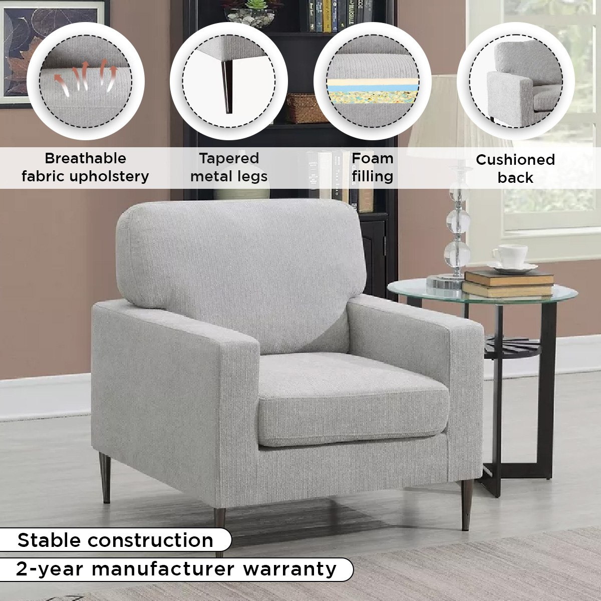 مقعد قماش بمساند ذراعين نكست من آريا-hbxlivingroom-sofasandarmchairs-sofas-image-4