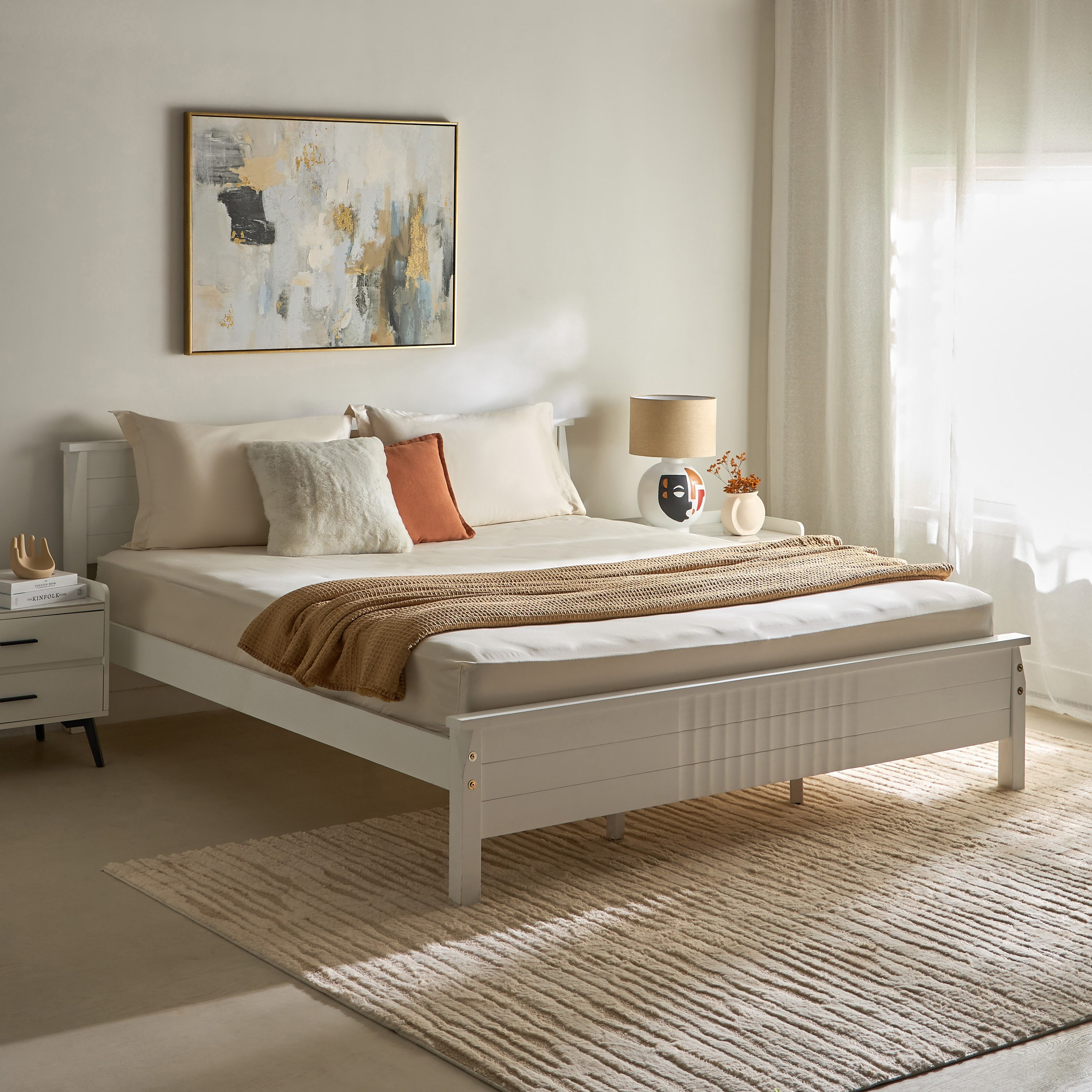 شرشف مطاطي كينج سادة من القطن عدد خيوط 400 من أوبولينت لوكس - 180x200+40 سم-hbxhomeware-hbxbedroom-image-7