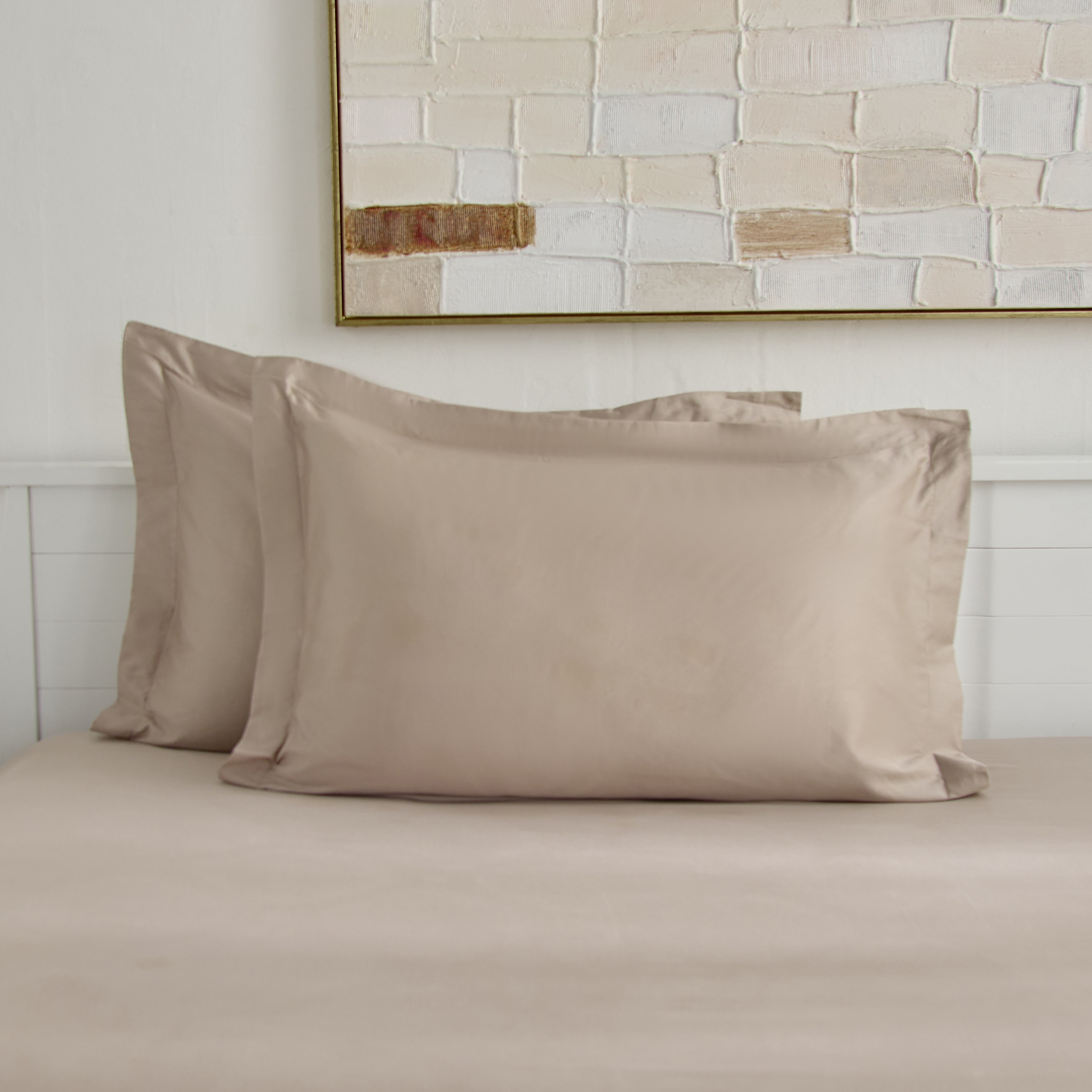 طقم غطاء وسادة قطن قطعتين سادة من أوبولينت لوكس - 50x75 سم-hbxhomeware-hbxbedroom-image-2