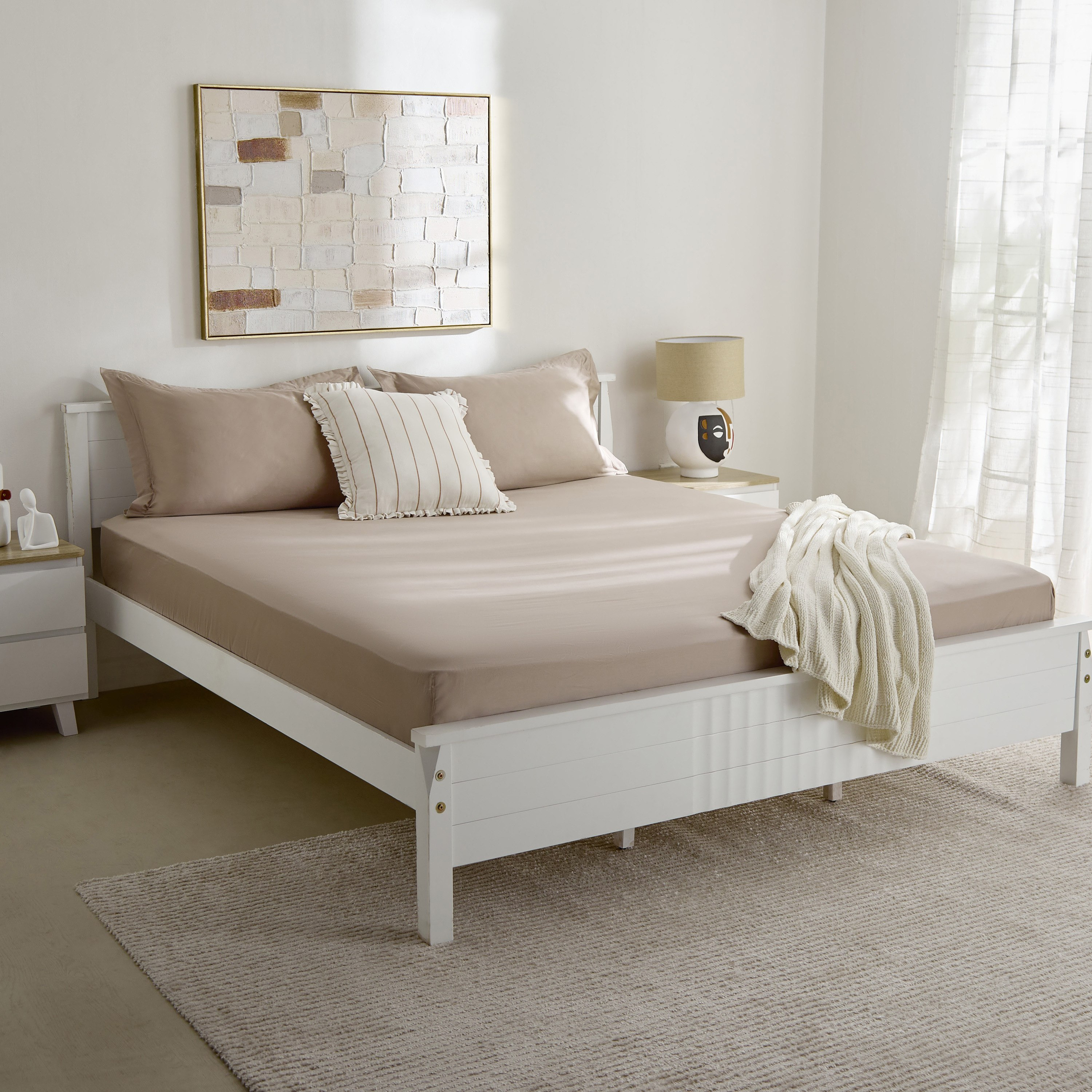 طقم غطاء وسادة قطن قطعتين سادة من أوبولينت لوكس - 50x75 سم-hbxhomeware-hbxbedroom-image-7