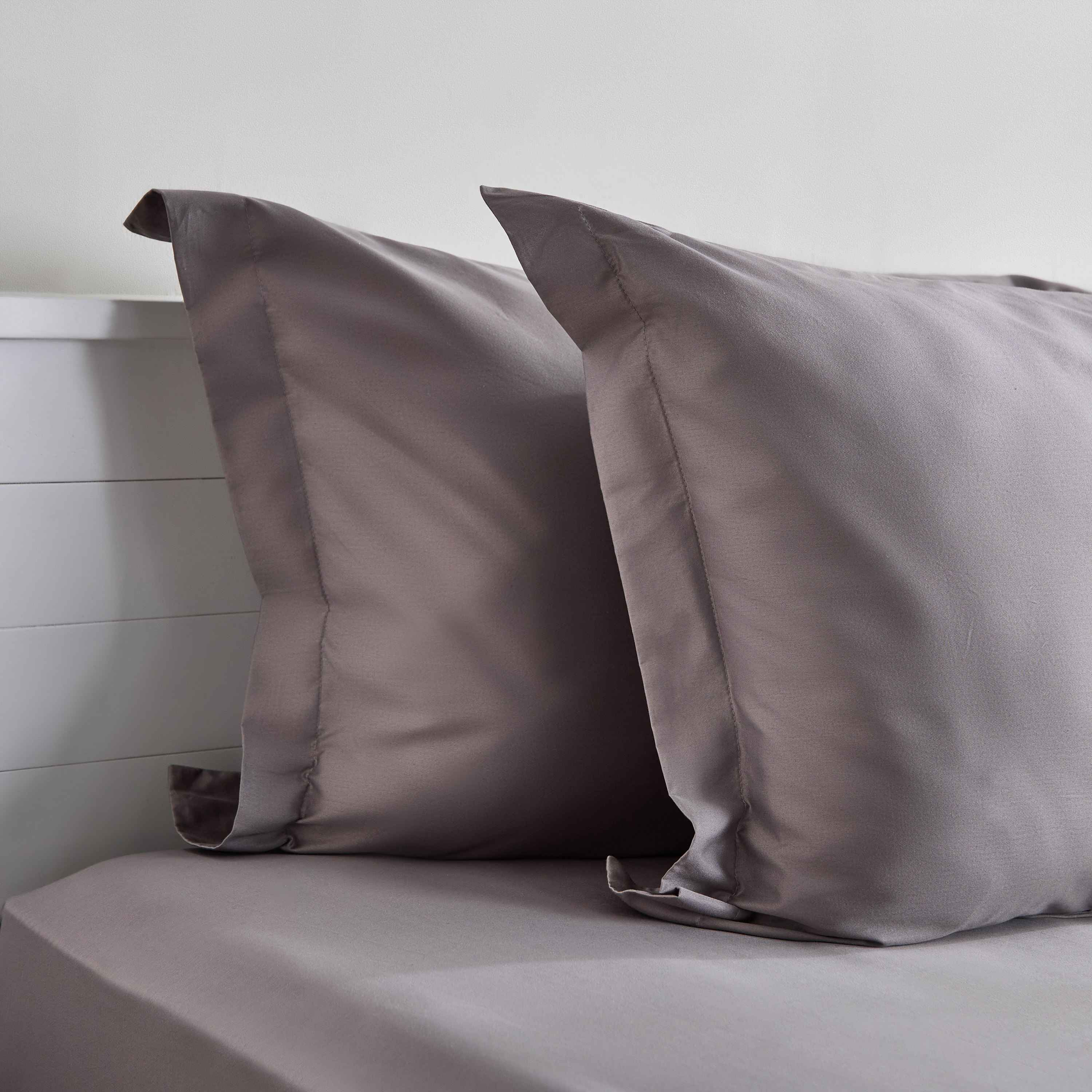 طقم غطاء وسادة قطن قطعتين سادة من أوبولينت لوكس - 50x75 سم-hbxhomeware-hbxbedroom-image-3