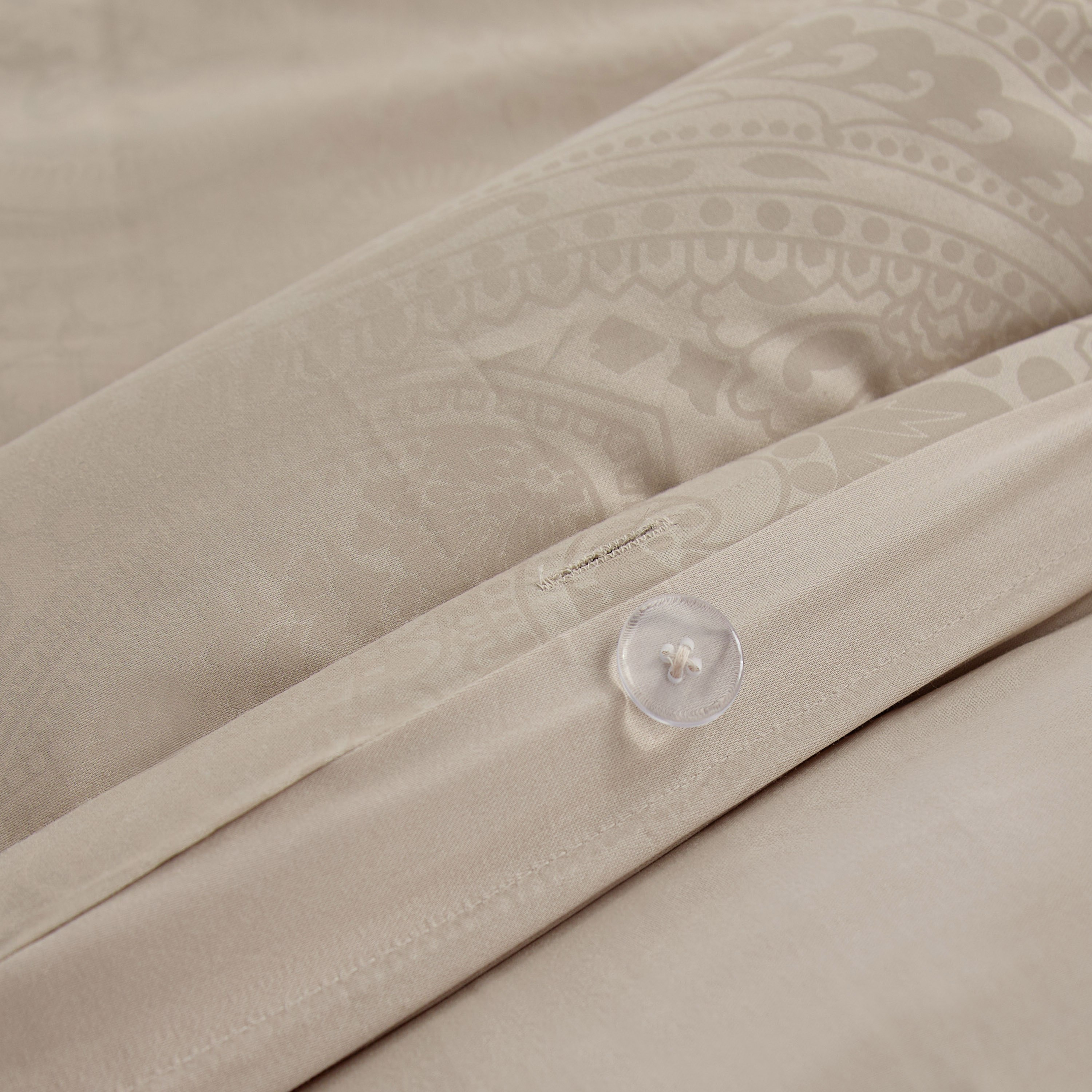 Opulent Luxe 400 Thread Count 3-Piece Jacquard Khadi Print Queen King Duvet Cover Set - 220x220 cm-hbxhomeware-hbxbedroom-image-9