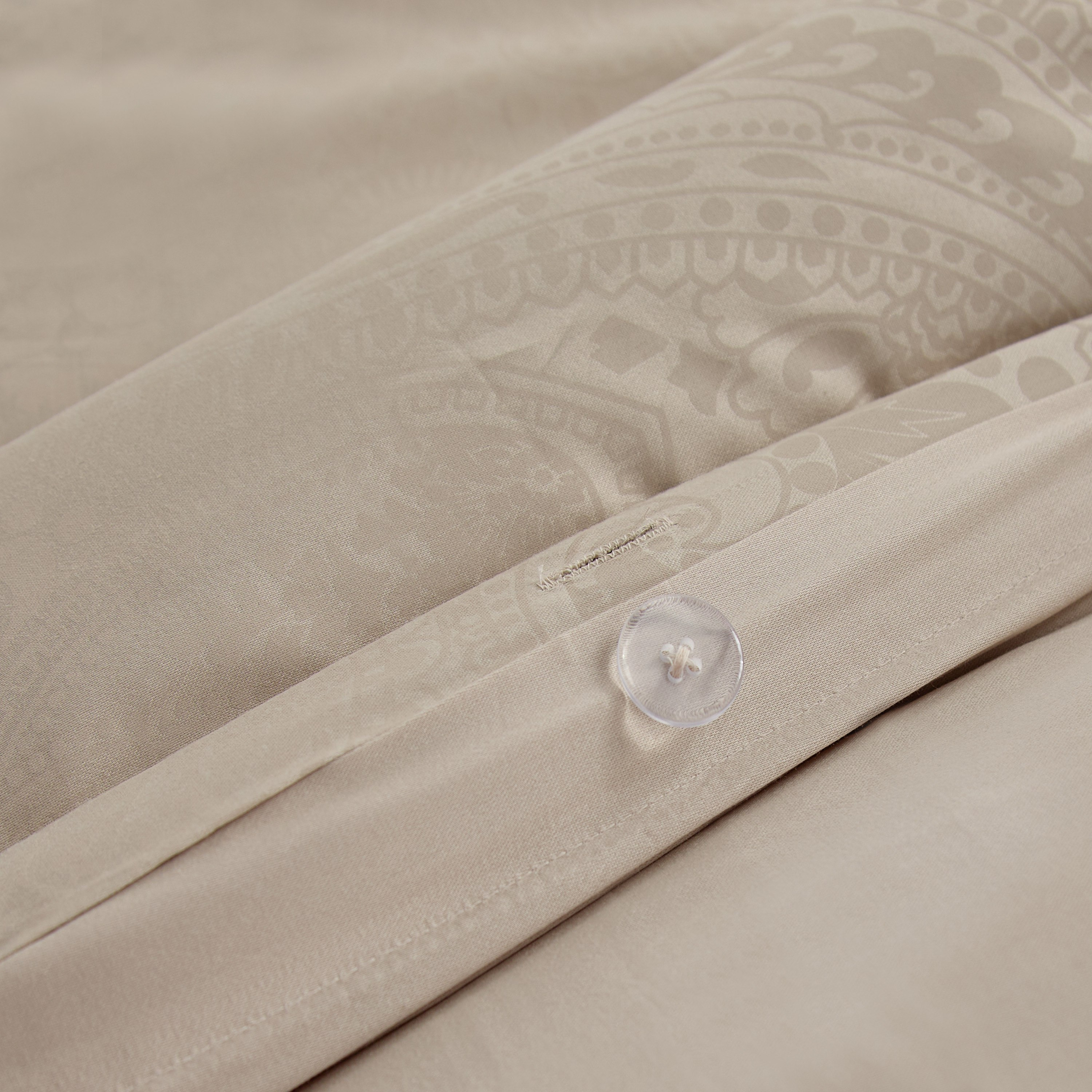 Opulent Luxe 400 Thread Count 3-Piece Cotton Jacquard Khadi Super King Duvet Cover Set - 220x240 cm-hbxhomeware-hbxbedroom-image-8