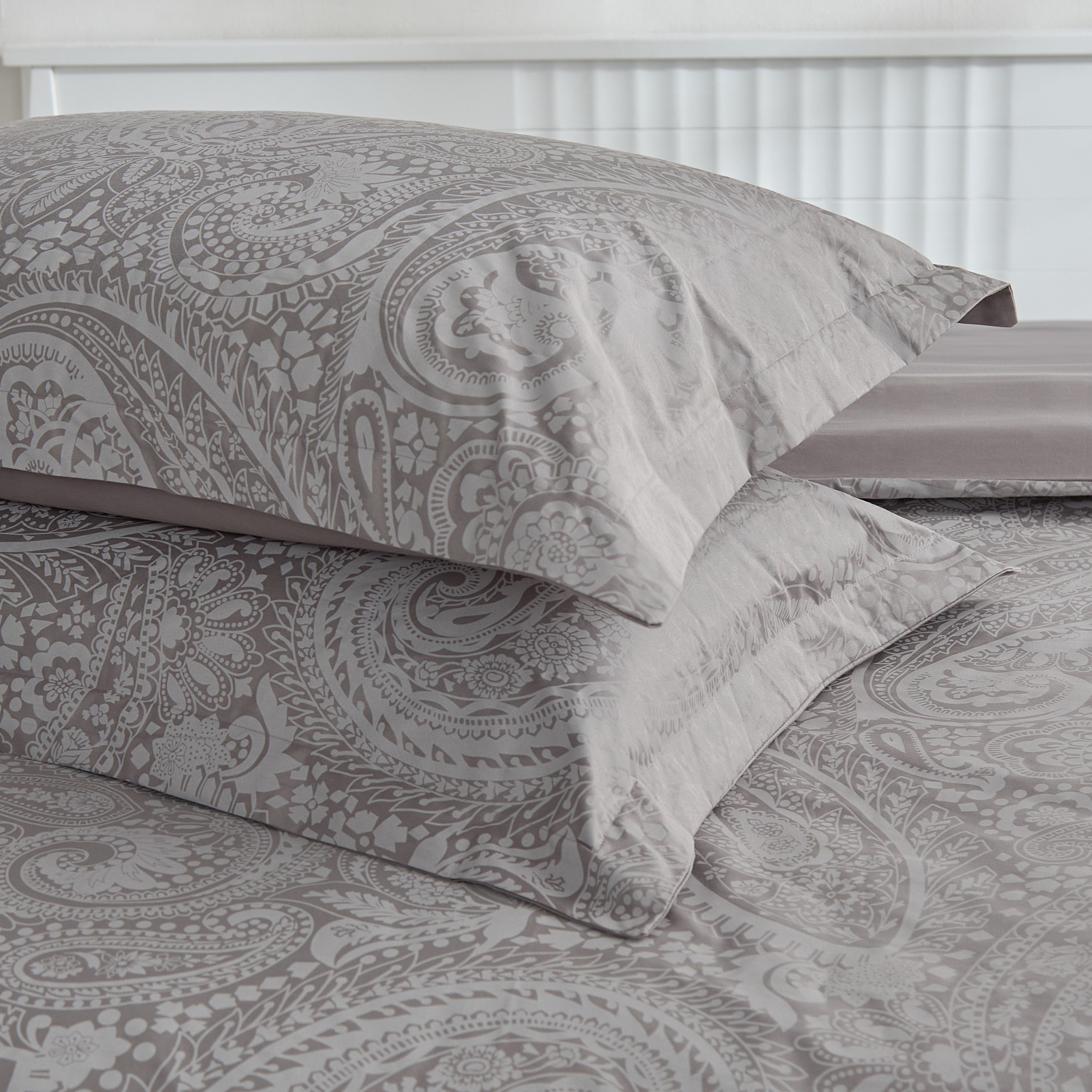 Opulent Luxe 400 Thread Count 3-Piece Cotton Jacquard Khadi Super King Duvet Cover Set - 220x240 cm-hbxhomeware-hbxbedroom-image-8