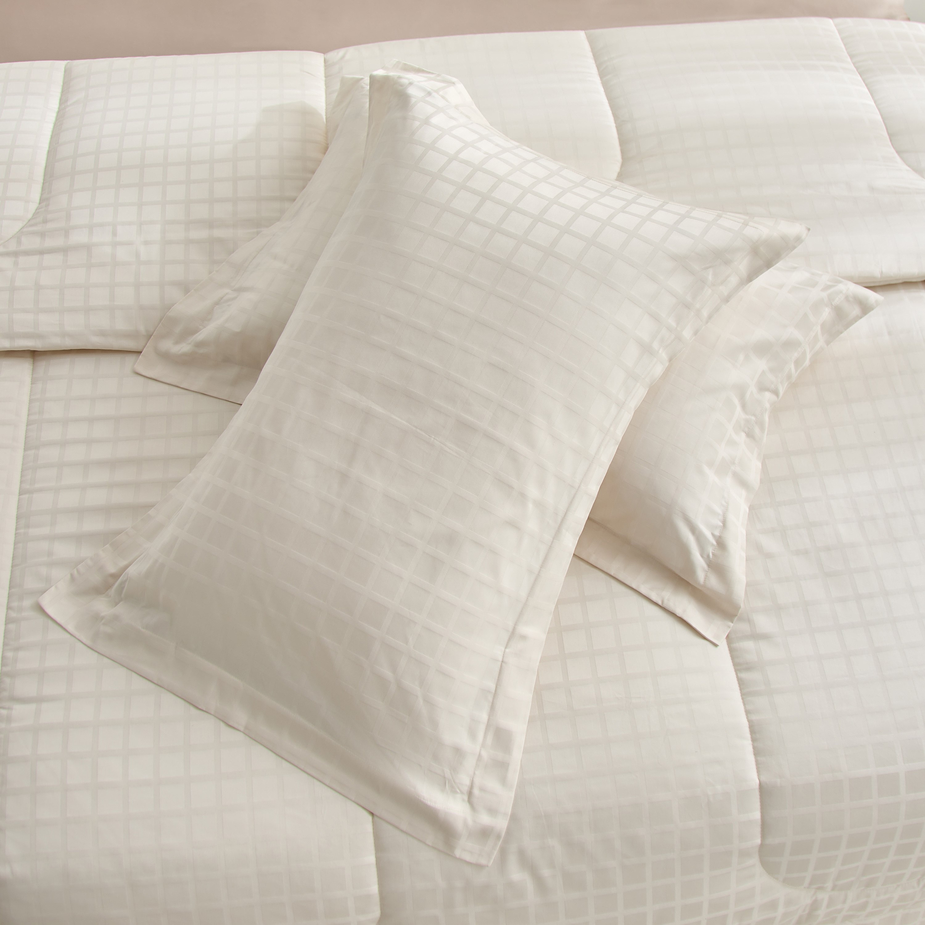 طقم لحاف كينج قطن 5 قطع دوبي سادة من أوبولينت لوكس - 220x240 سم-hbxhomeware-hbxbedroom-image-9