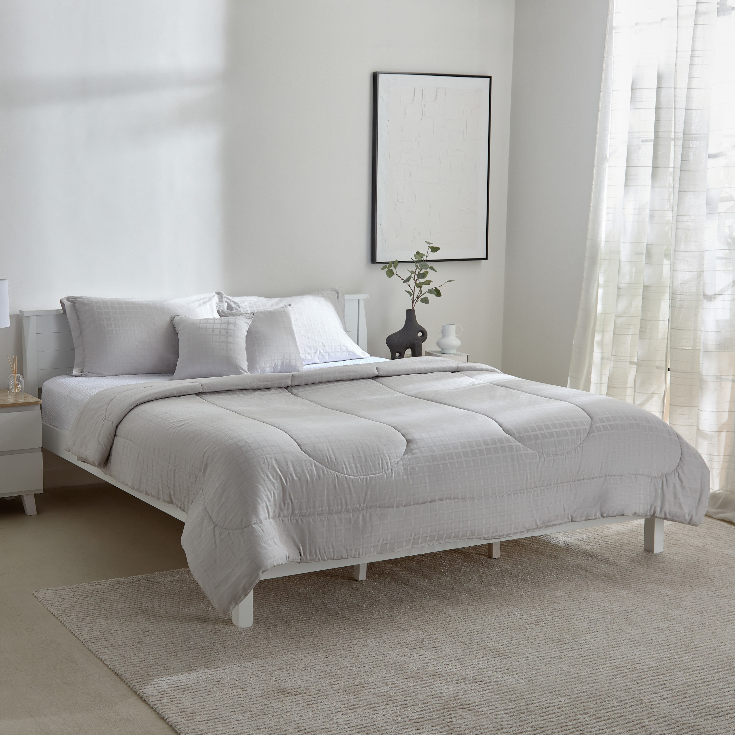 طقم لحاف كينج سادة 5 قطع دوبي من أوبولينت لوكس -220x240 سم-hbxhomeware-hbxbedroom-image-3