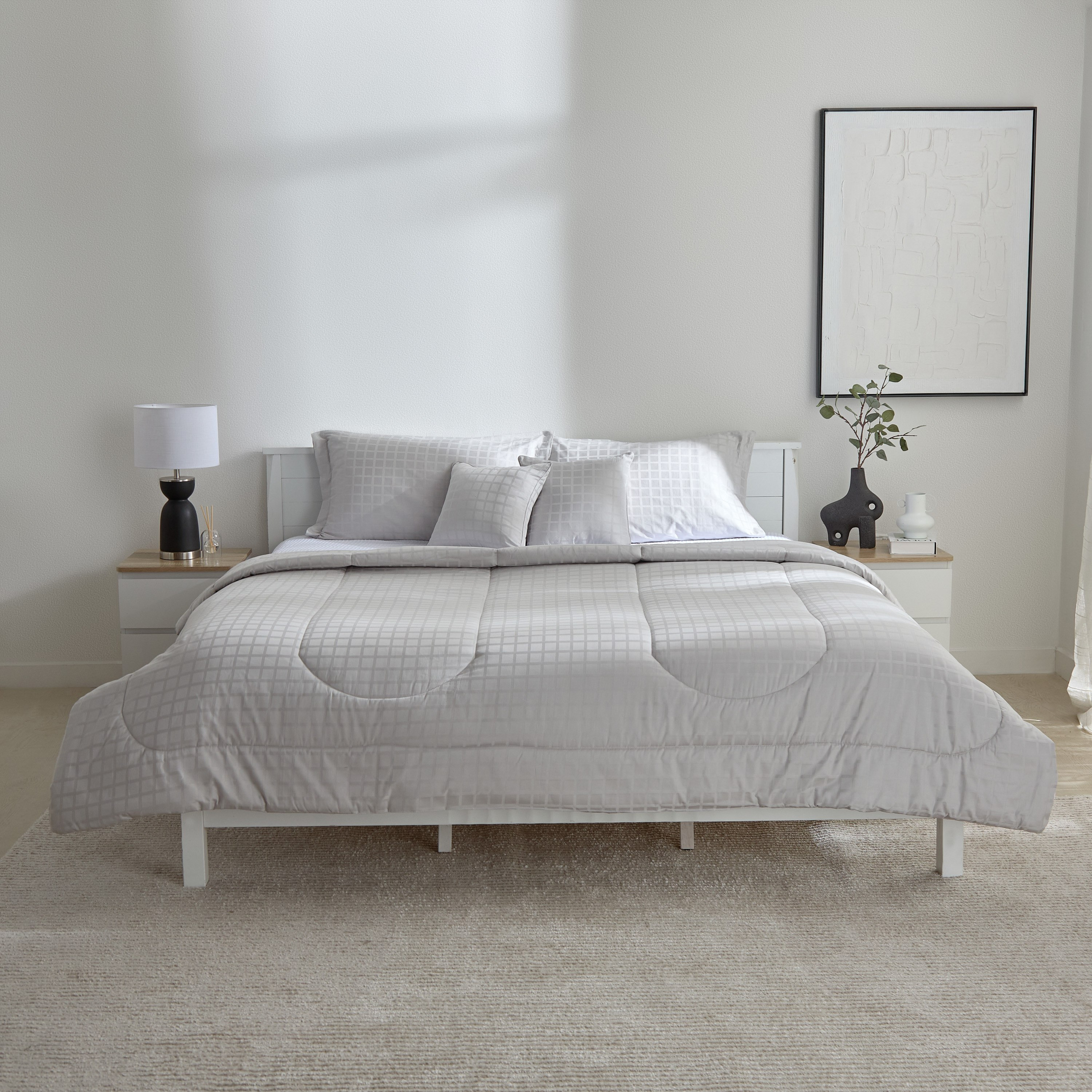 طقم لحاف كينج سادة 5 قطع دوبي من أوبولينت لوكس -220x240 سم-hbxhomeware-hbxbedroom-image-5