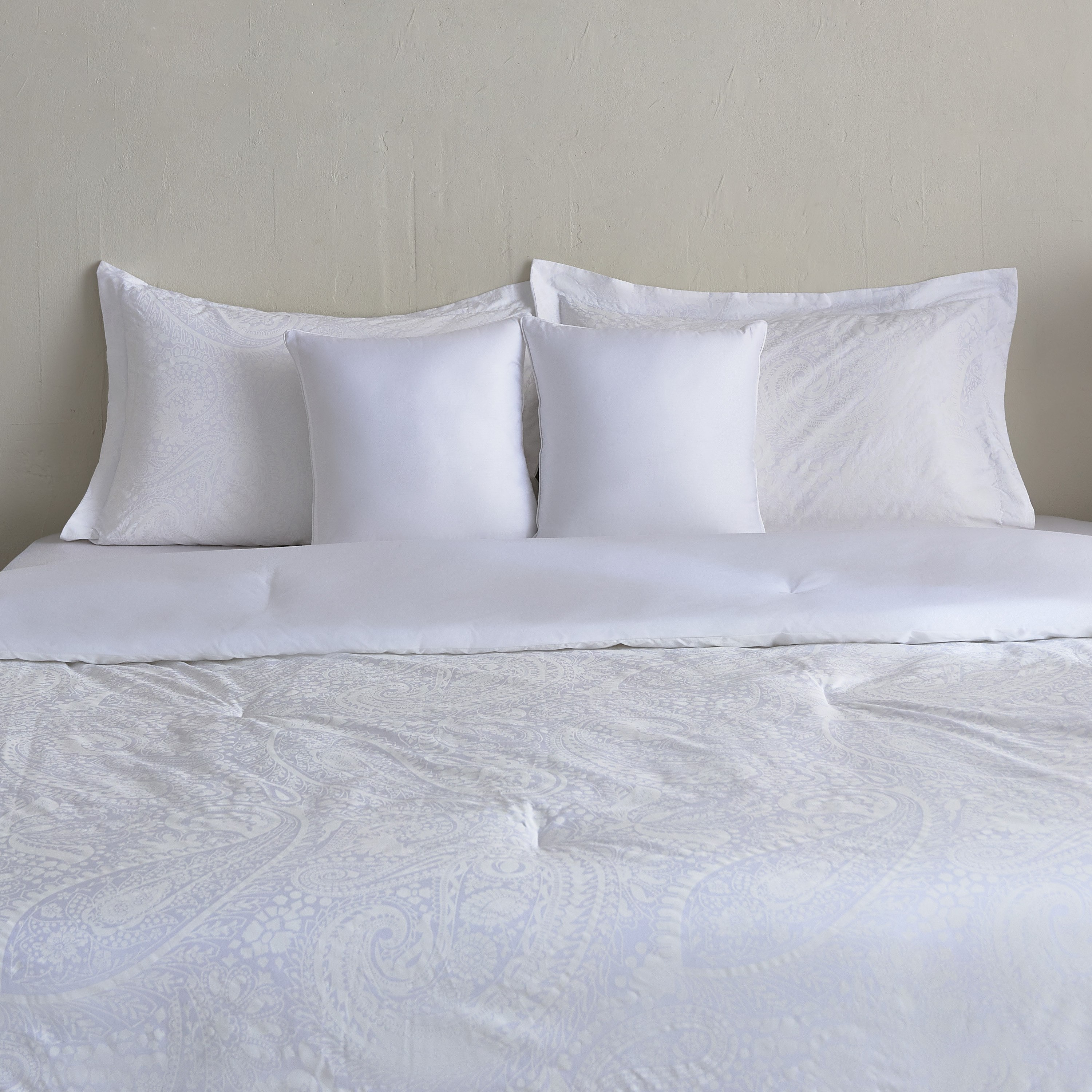 Opulent Luxe 400 Thread Count 5-Piece Jacquard Khadi Print Cotton King Comforter Set - 220x240 cm-hbxhomeware-hbxbedroom-image-2