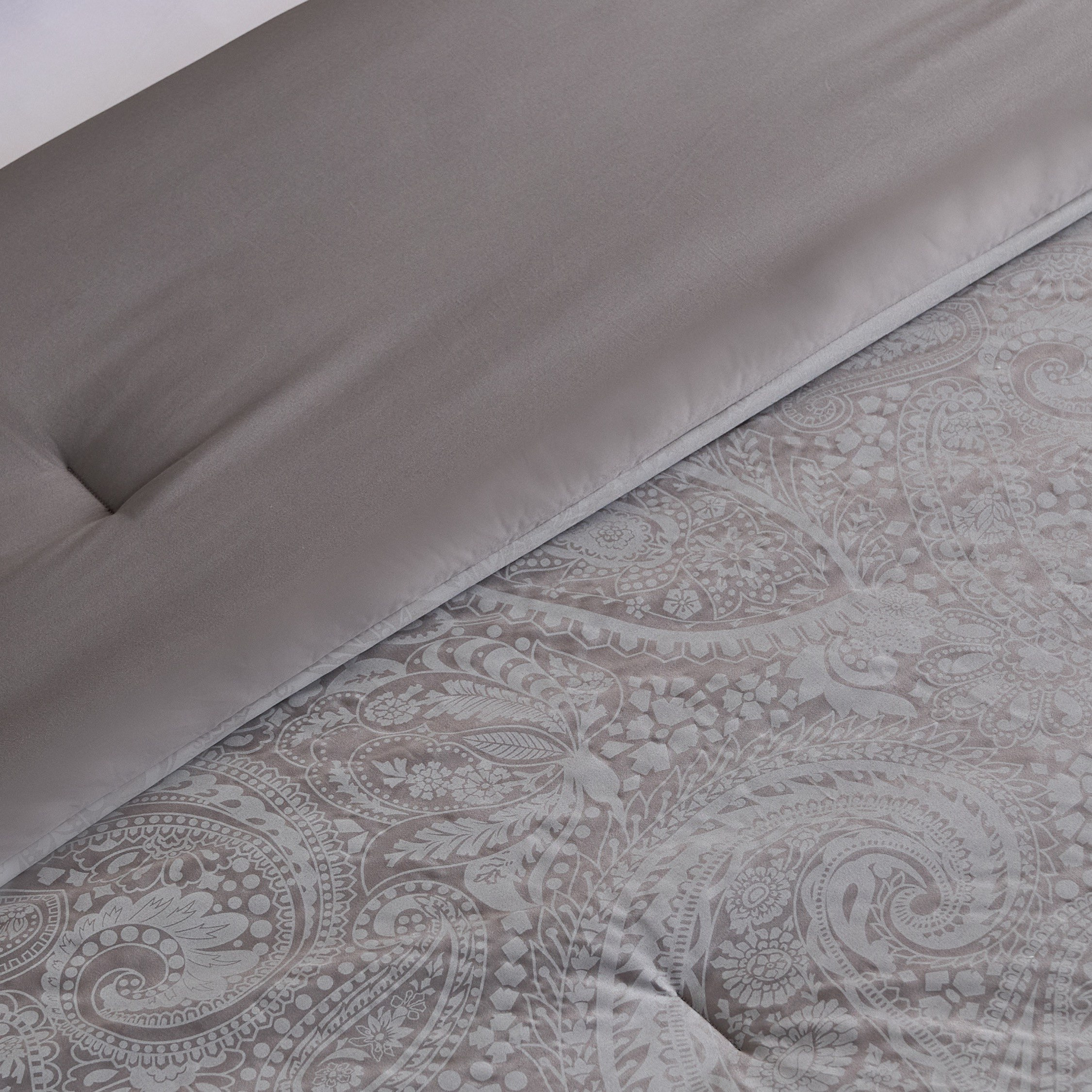 طقم لحاف كينج قطن جاكار 5 قطع بطبعات خادي من أوبولينت لوكس - 220x240 سم-hbxhomeware-hbxbedroom-image-3