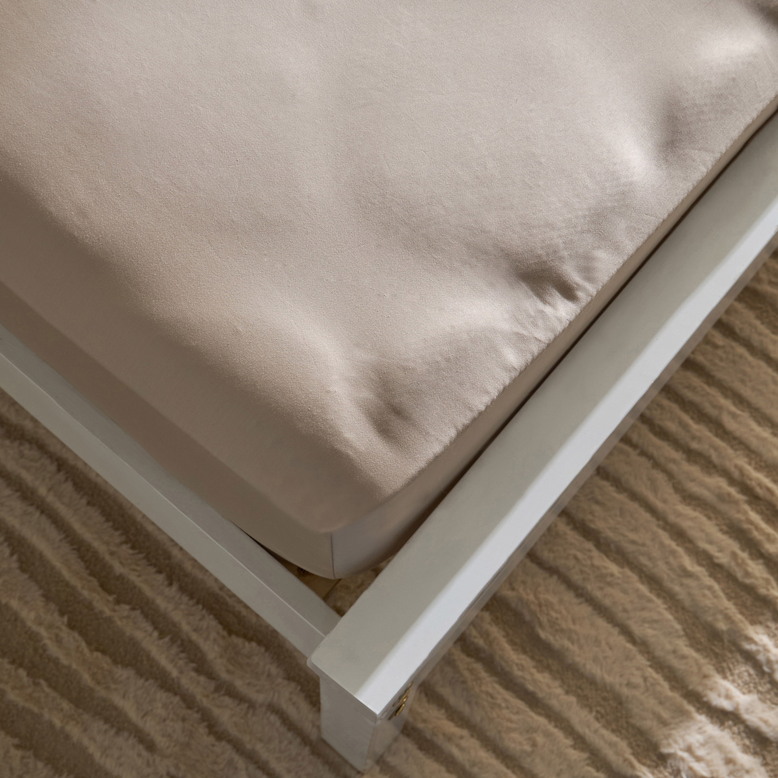 Opulent Luxe 400TC Cotton Solid Olympic Queen Fitted Sheet - 160x200+40 cm-hbxhomeware-hbxbedroom-image-6