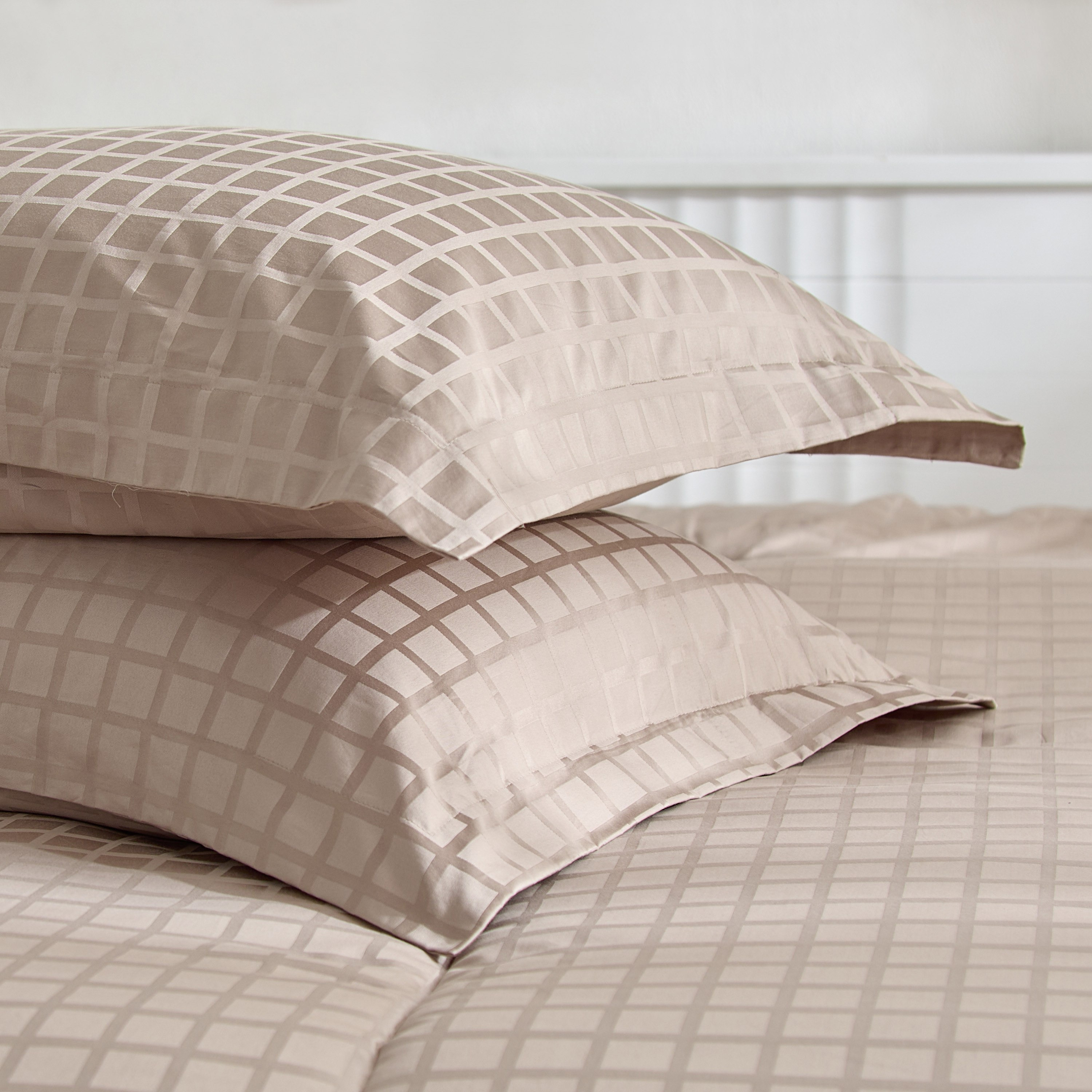 طقم لحاف سوبر كينج سادة  قطن دوبي 5 قطع من أوبولينت لوكس - 240x240 سم-hbxhomeware-hbxbedroom-image-11