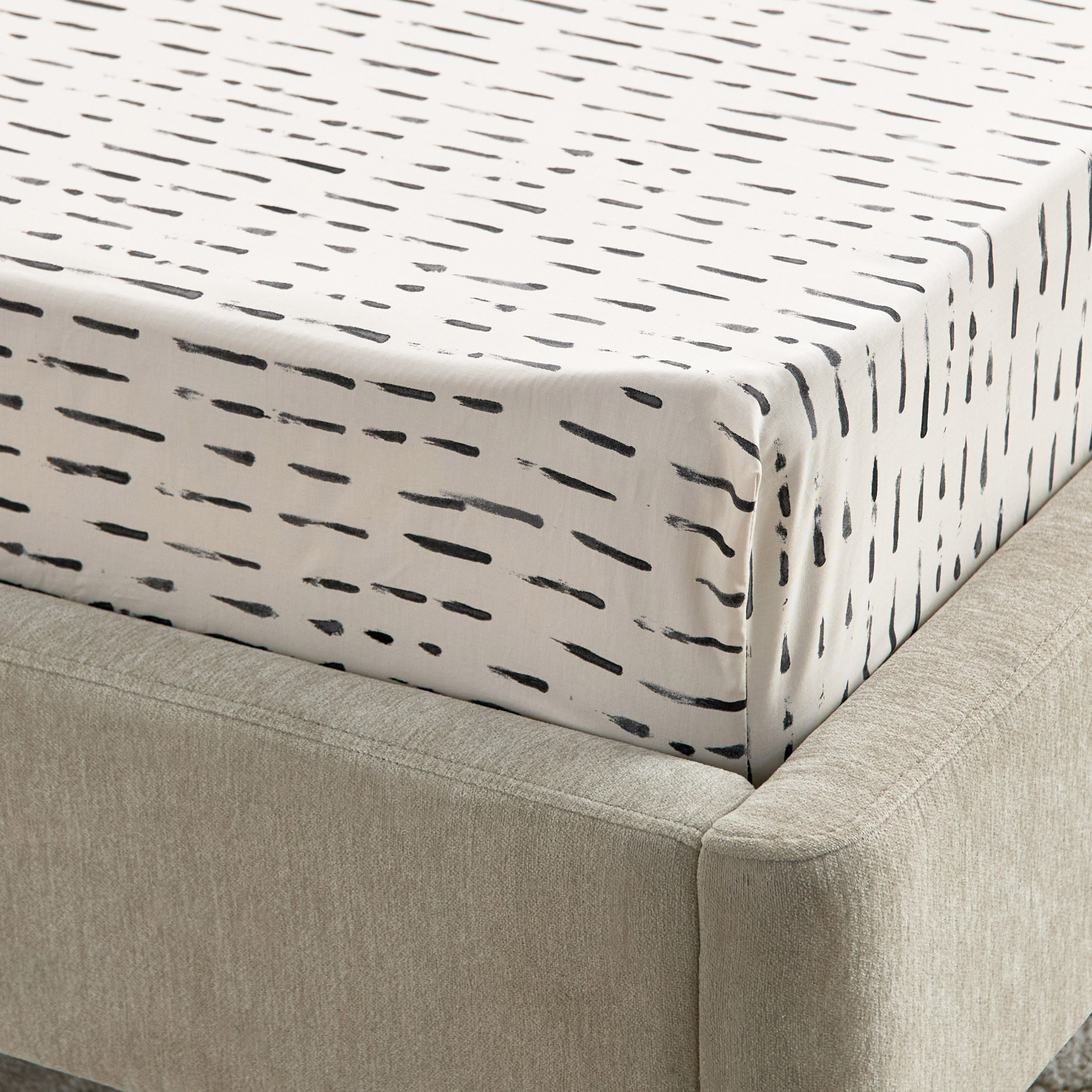 Luxot Monoleaf Printed Cotton Twin Fitted Sheet - 120x200+33 cm-hbxhomeware-hbxbedroom-image-4