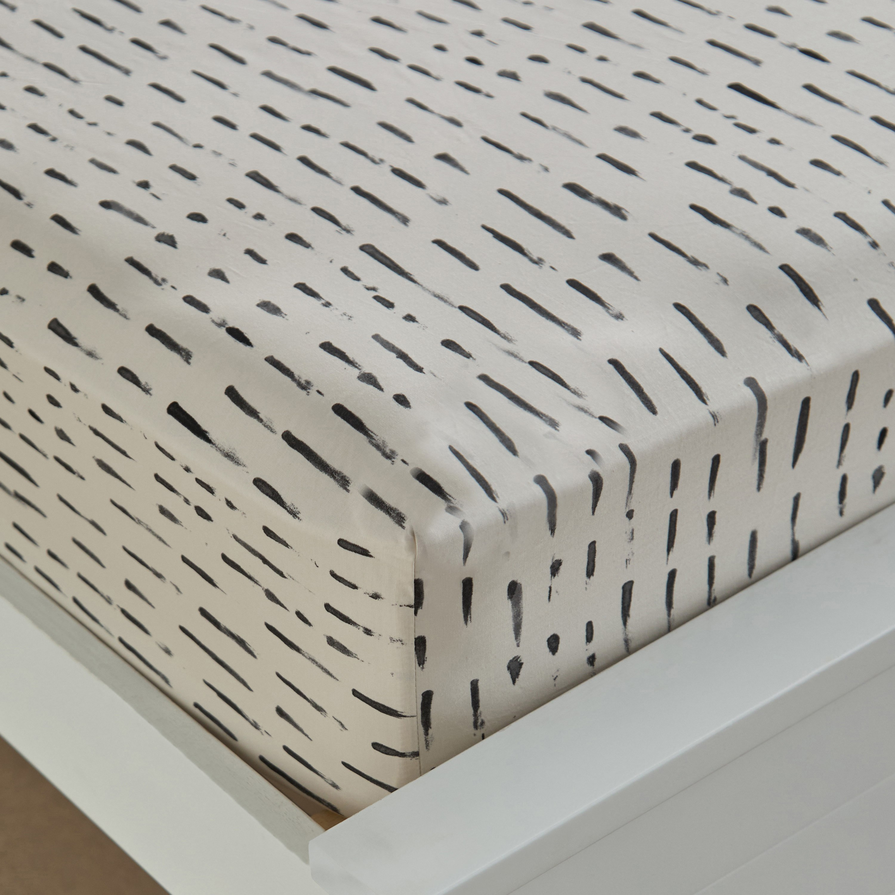 Luxot Monoleaf Printed Cotton King Fitted Sheet - 180x200+33 cm-hbxhomeware-bedding-fittedsheets-image-6