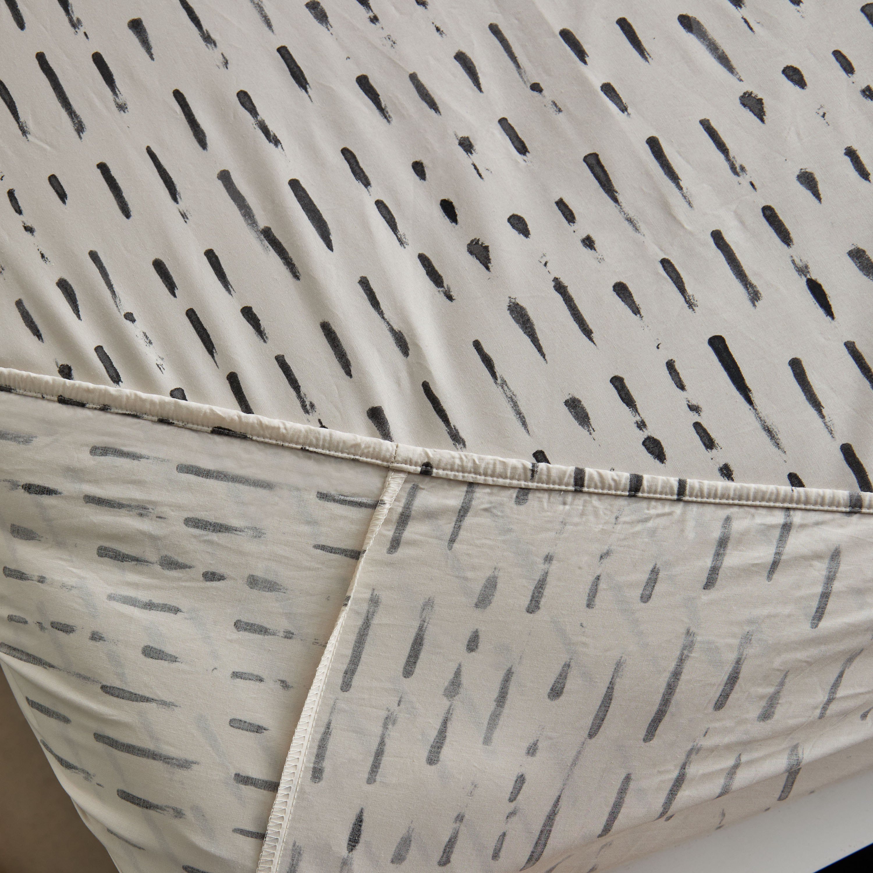Luxot Monoleaf Printed Cotton King Fitted Sheet - 180x200+33 cm-hbxhomeware-bedding-fittedsheets-image-7