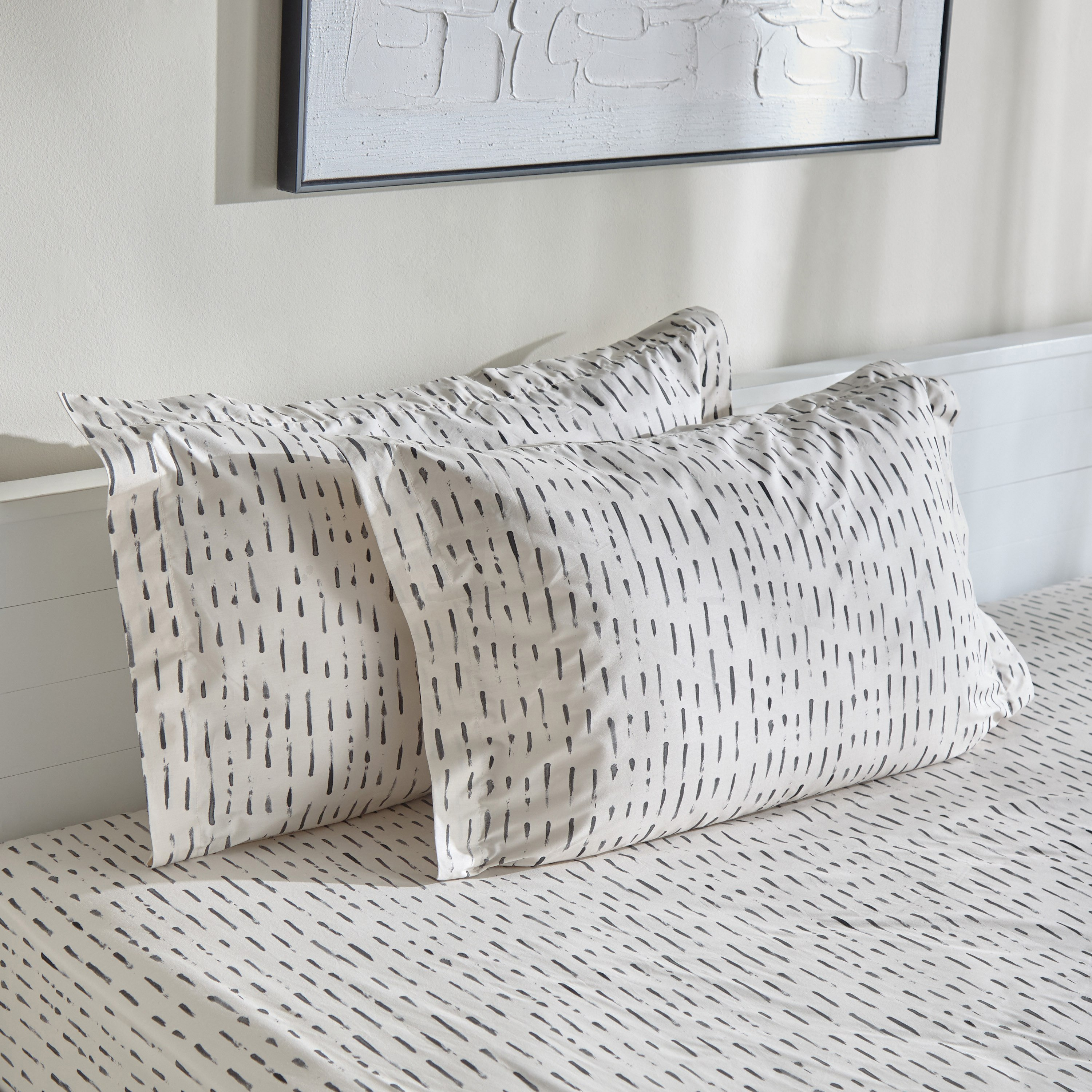 Luxot 2-Piece Monoleaf Printed Cotton Pillow Sham Set - 50x75 cm-hbxhomeware-hbxbedroom-image-1