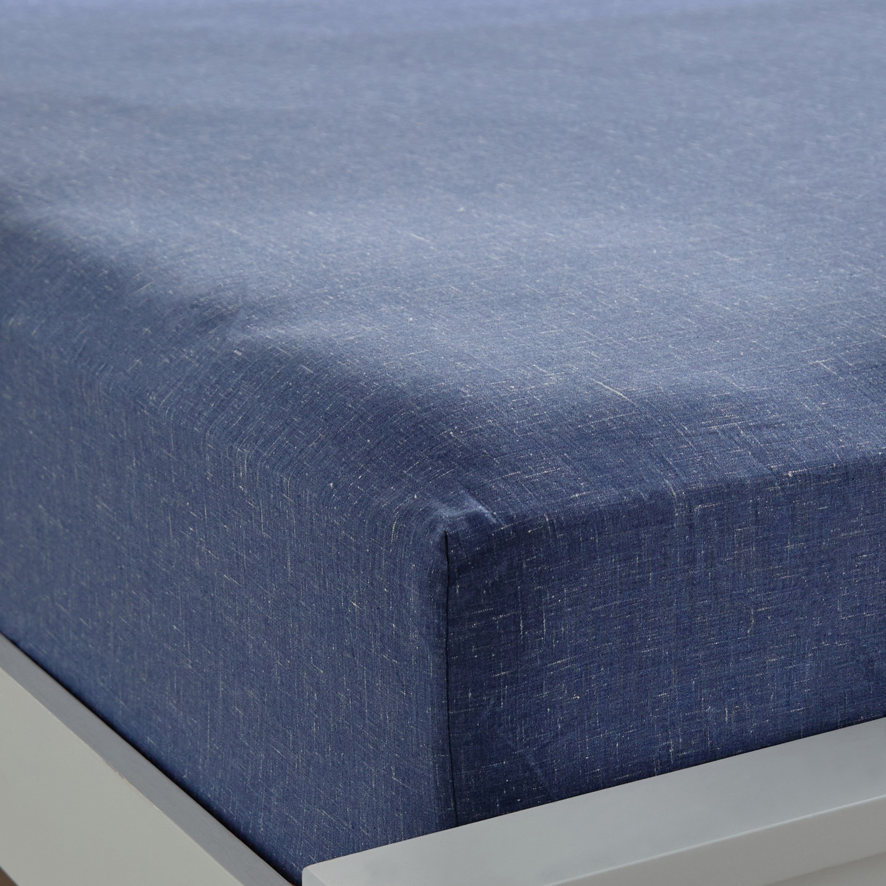 Lavish Triblend Melange Aouli Printed Cotton King Fitted Sheet - 180x200+33 cm-hbxhomeware-hbxbedroom-image-4