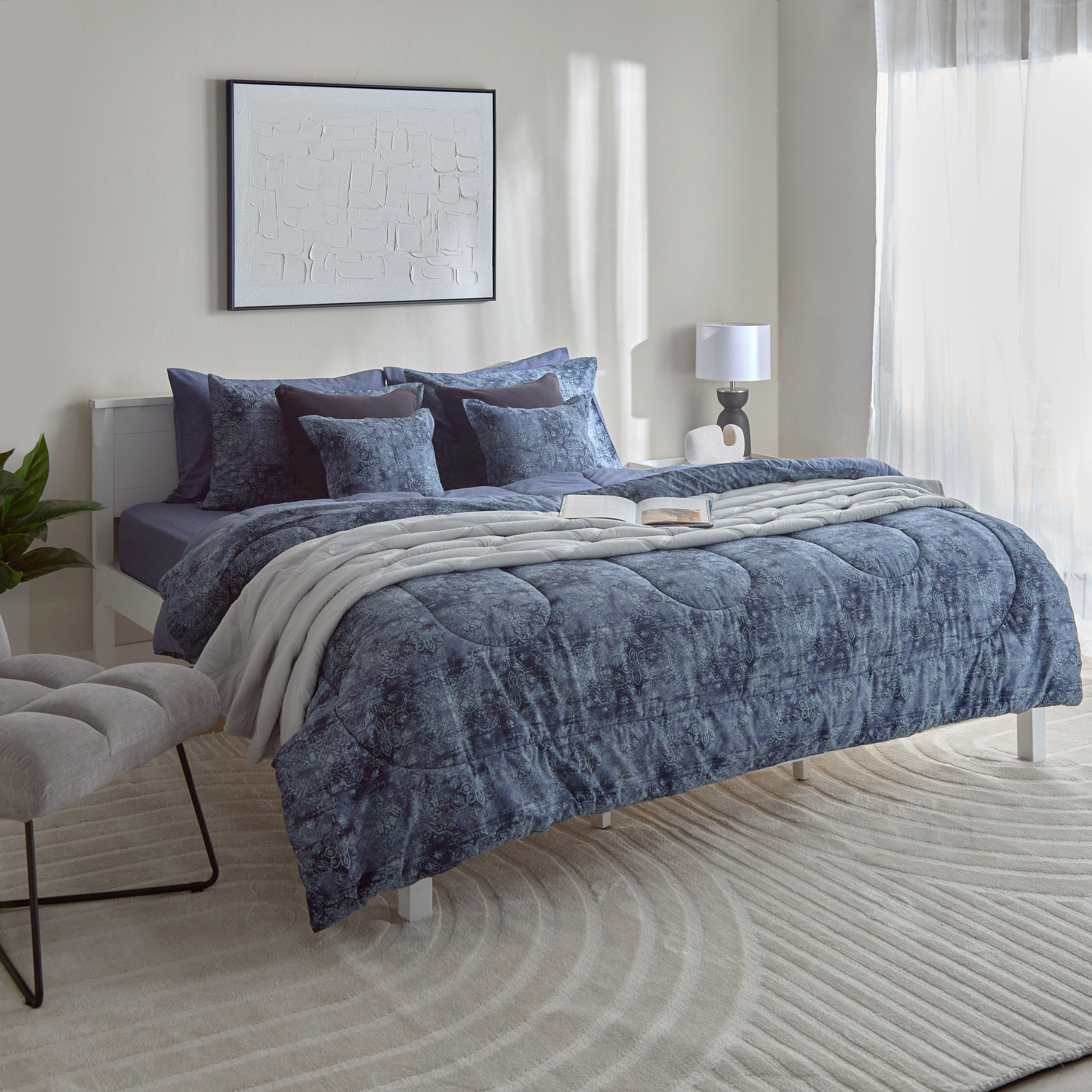 طقم لحاف كينج قطن 5 قطع بطبعات من لافيش - 220x240 سم-hbxhomeware-hbxbedroom-image-2