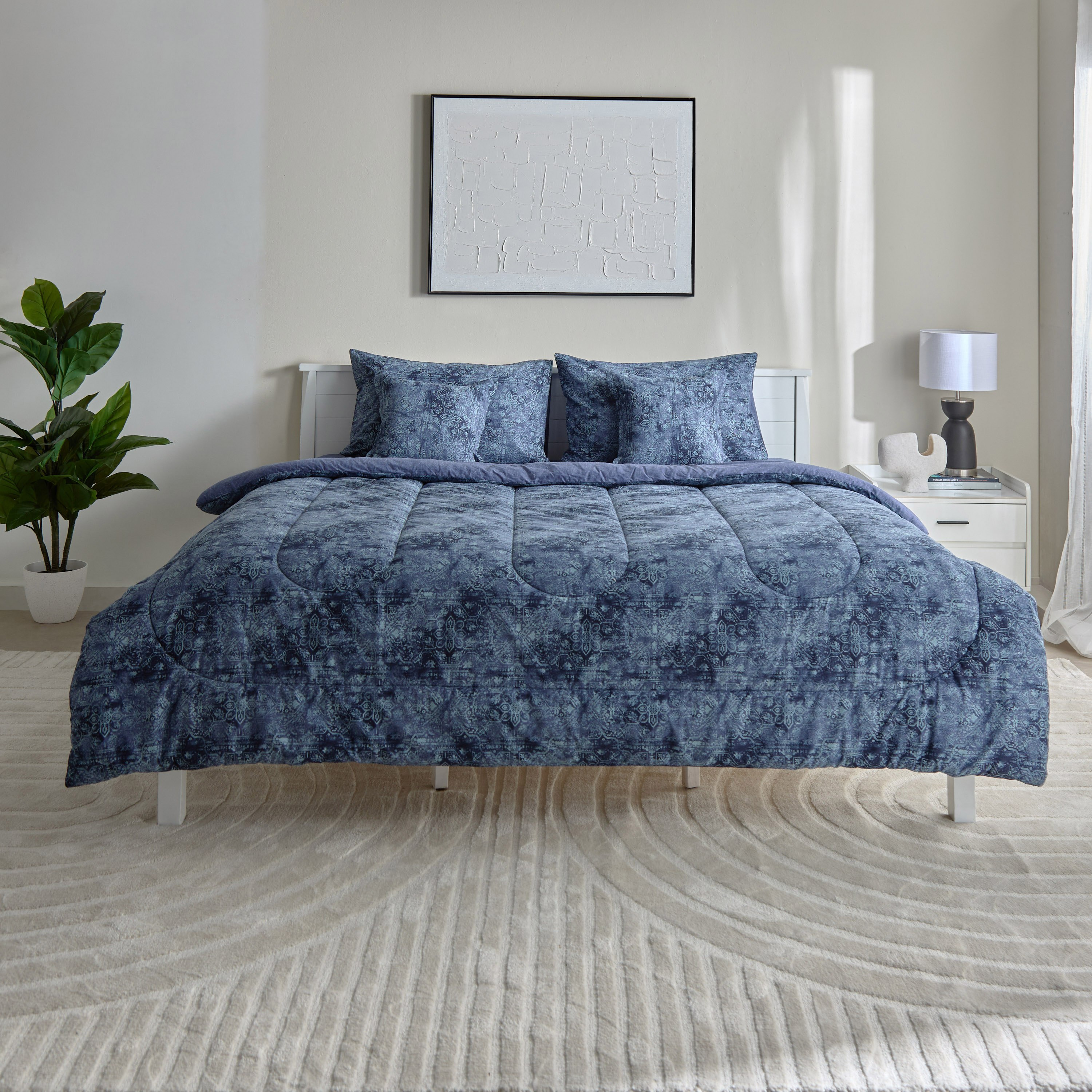 طقم لحاف كينج قطن 5 قطع بطبعات من لافيش - 220x240 سم-hbxhomeware-hbxbedroom-image-4