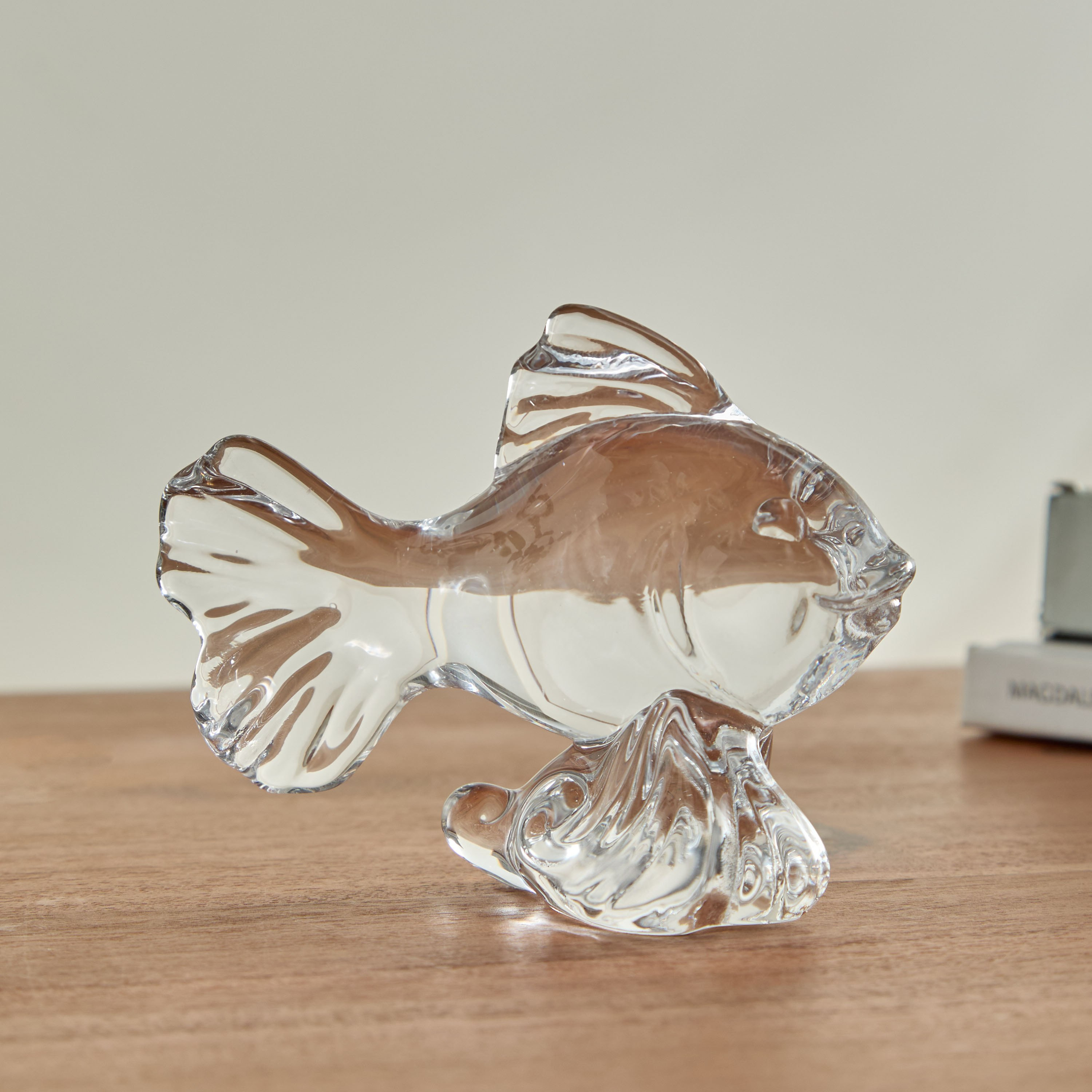 Vega Glass Fish Accent - 11x5x8 cm-hbxhomeware-homedecor-figurinesandornaments-image-1